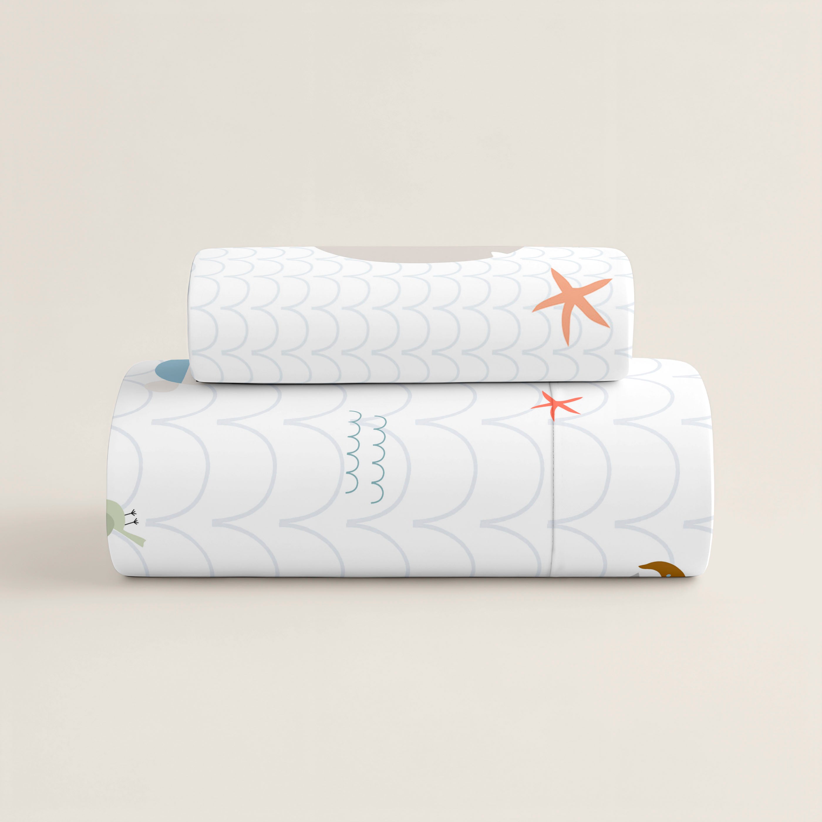 PARURE DE DRAPS LIT BÉBÉ AVENTURE PIRATE B 100% COTON