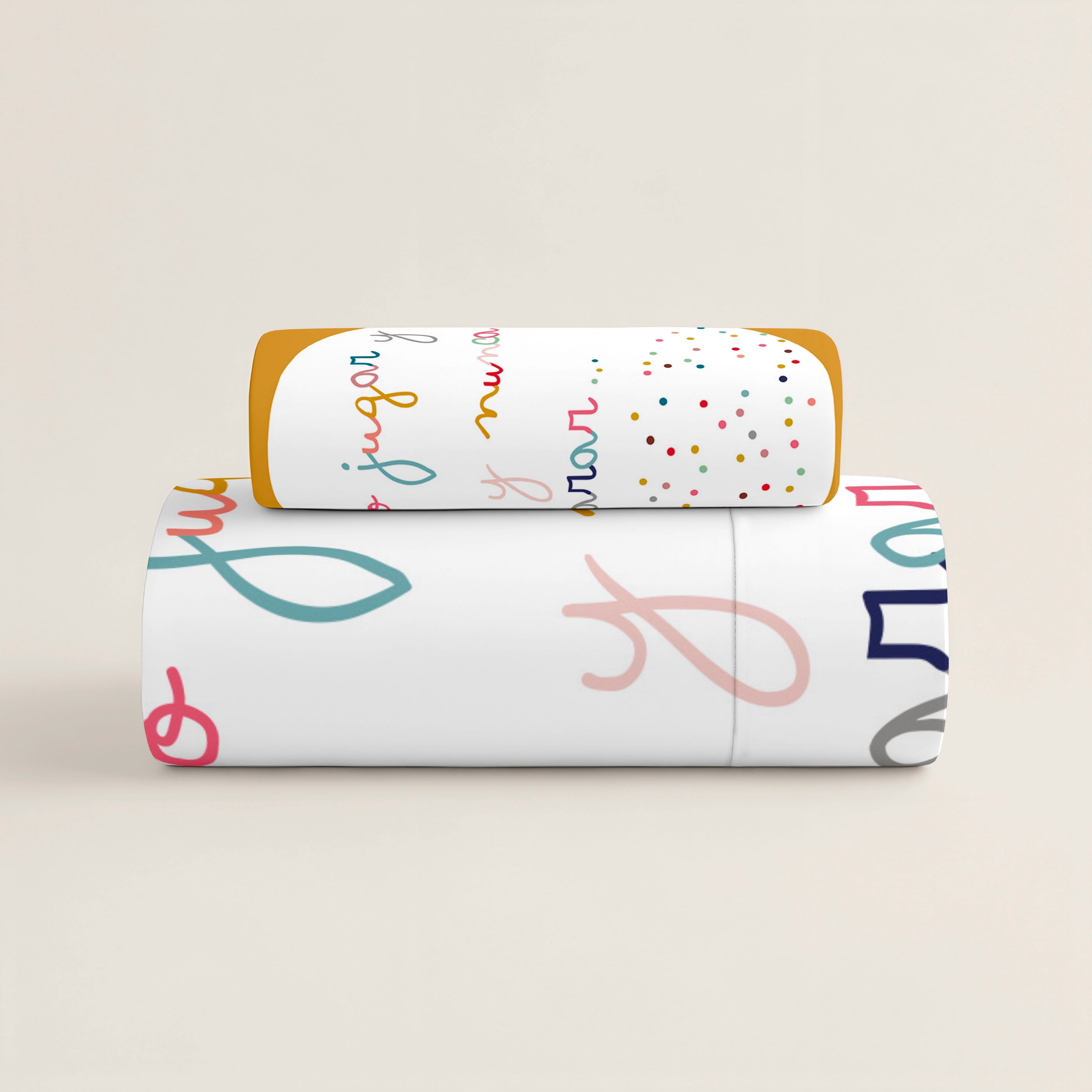 PARURE DE DRAPS POUR BERCEAU BÉBÉ JOUER 100% COTON