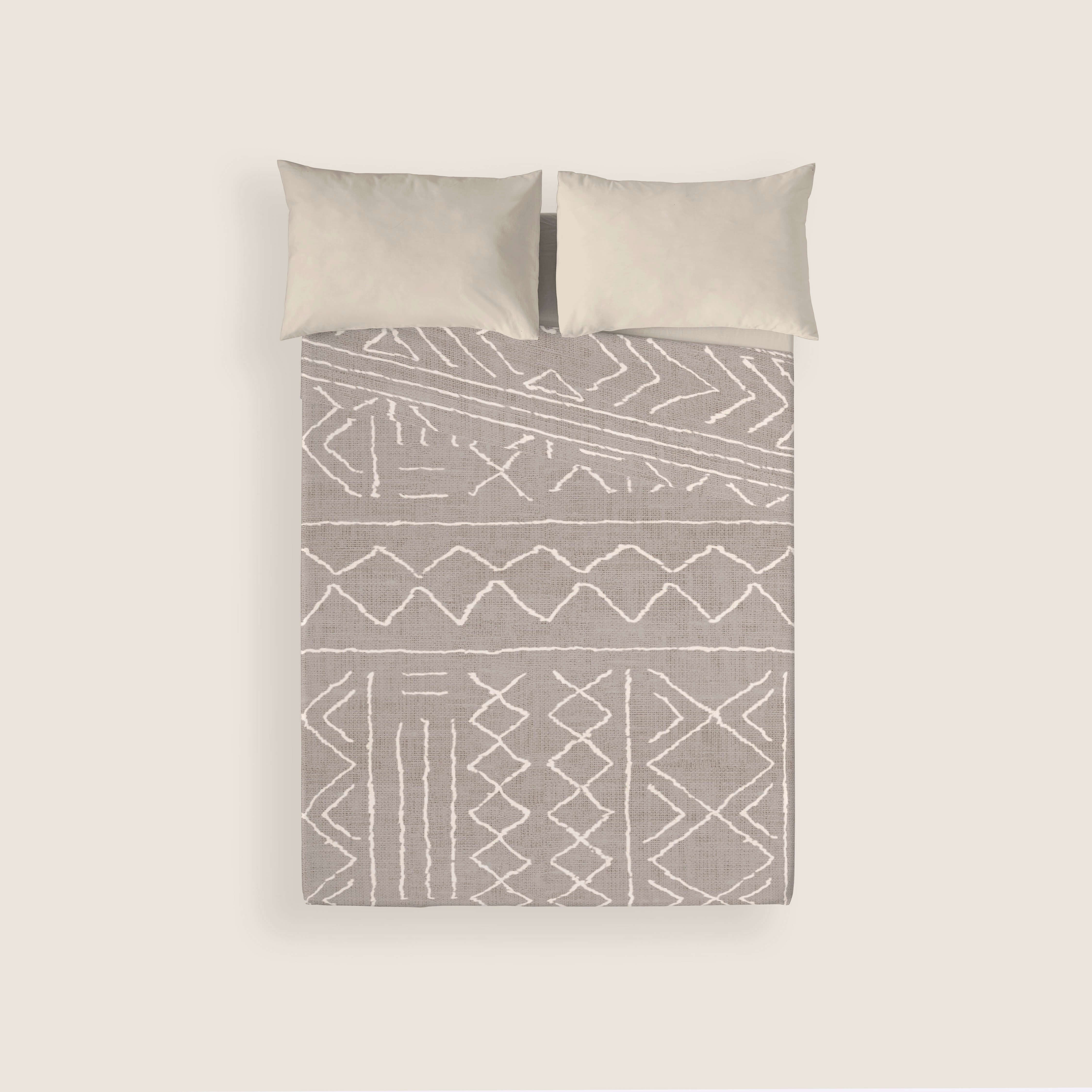 JUEGO SÁBANAS ESTAMPADAS NAUEK LINEN 100% ALGODÓN