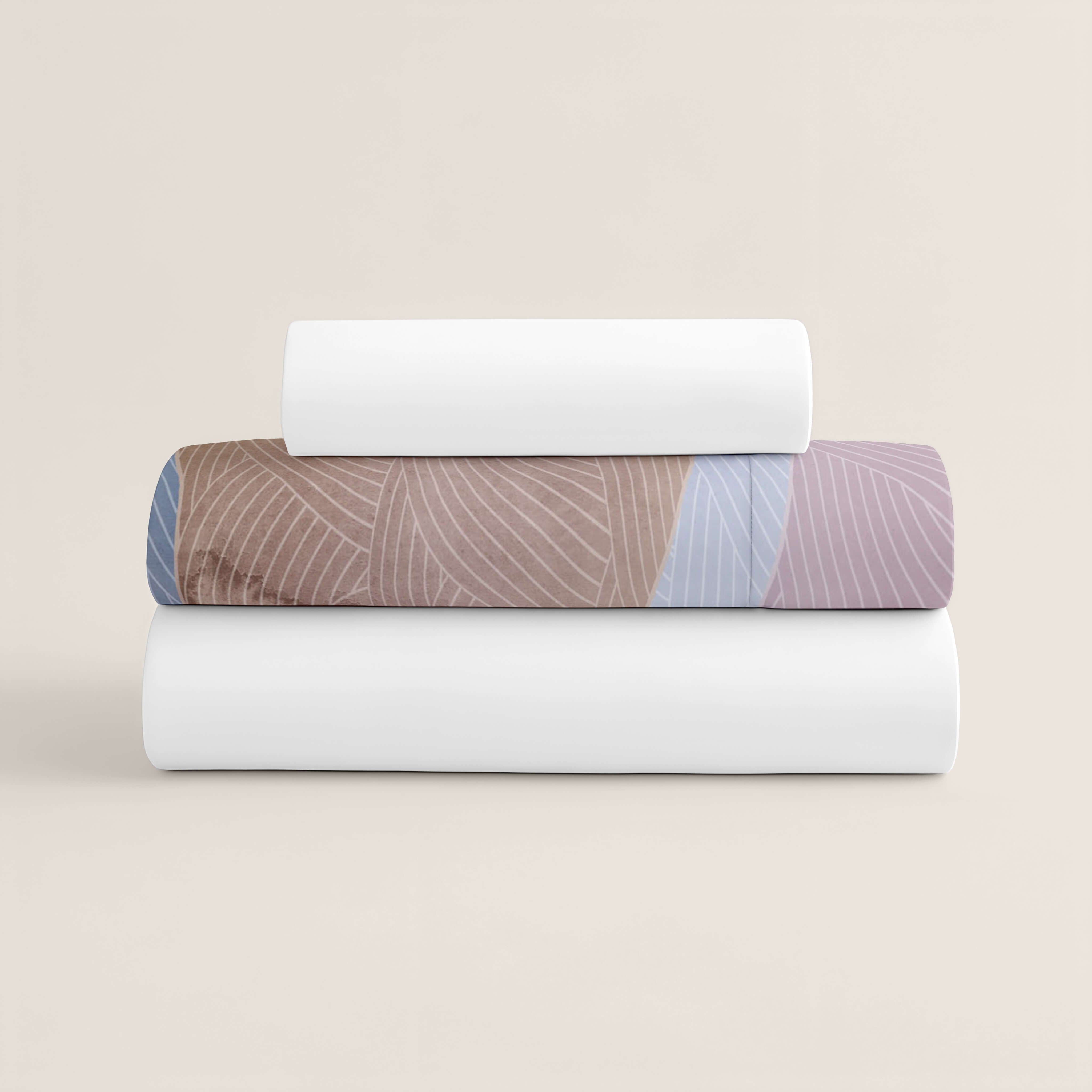 JUEGO SÁBANAS ESTAMPADAS OCEAN BLUE 100% ALGODÓN