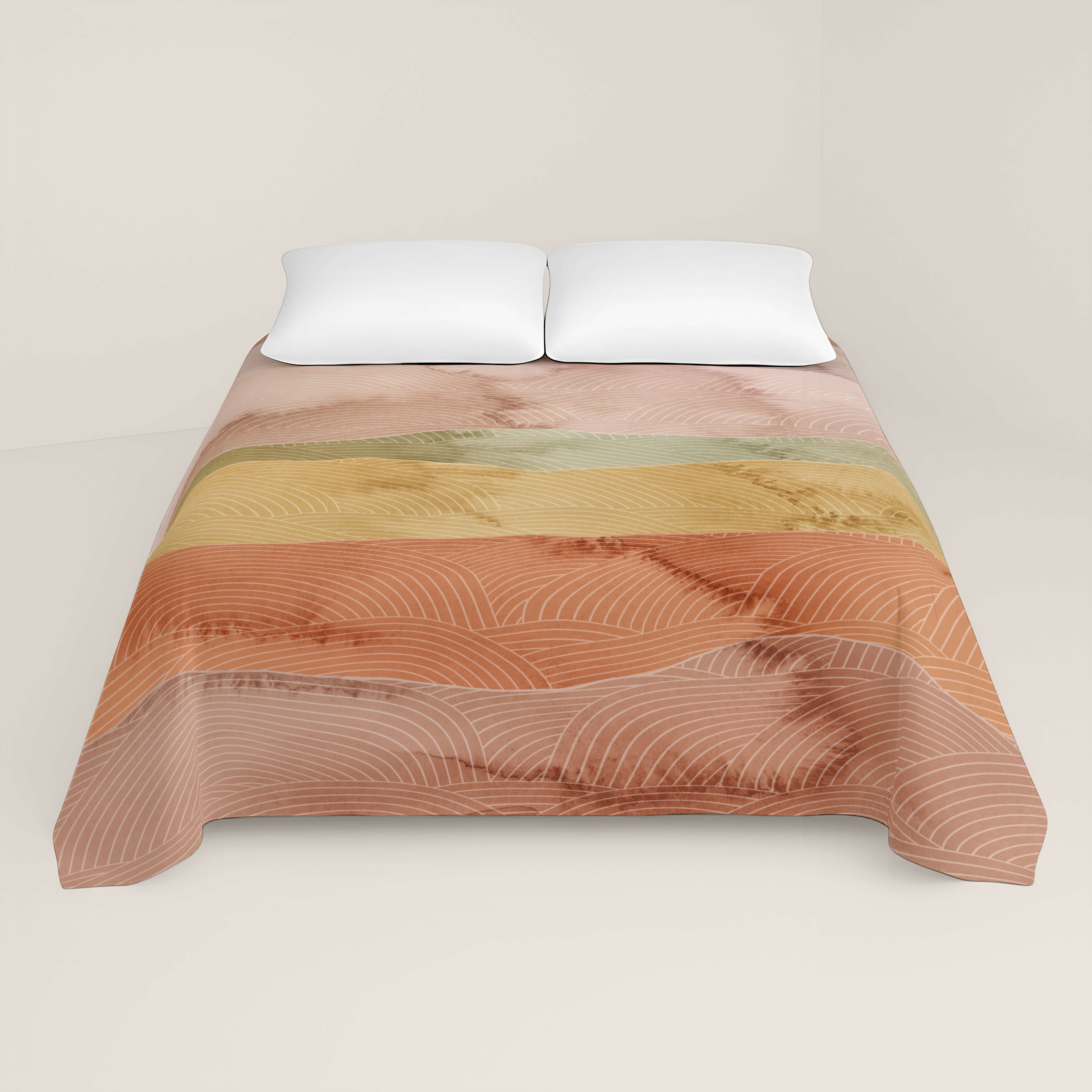 JUEGO SÁBANAS ESTAMPADAS OCEAN TERRA 100% ALGODÓN