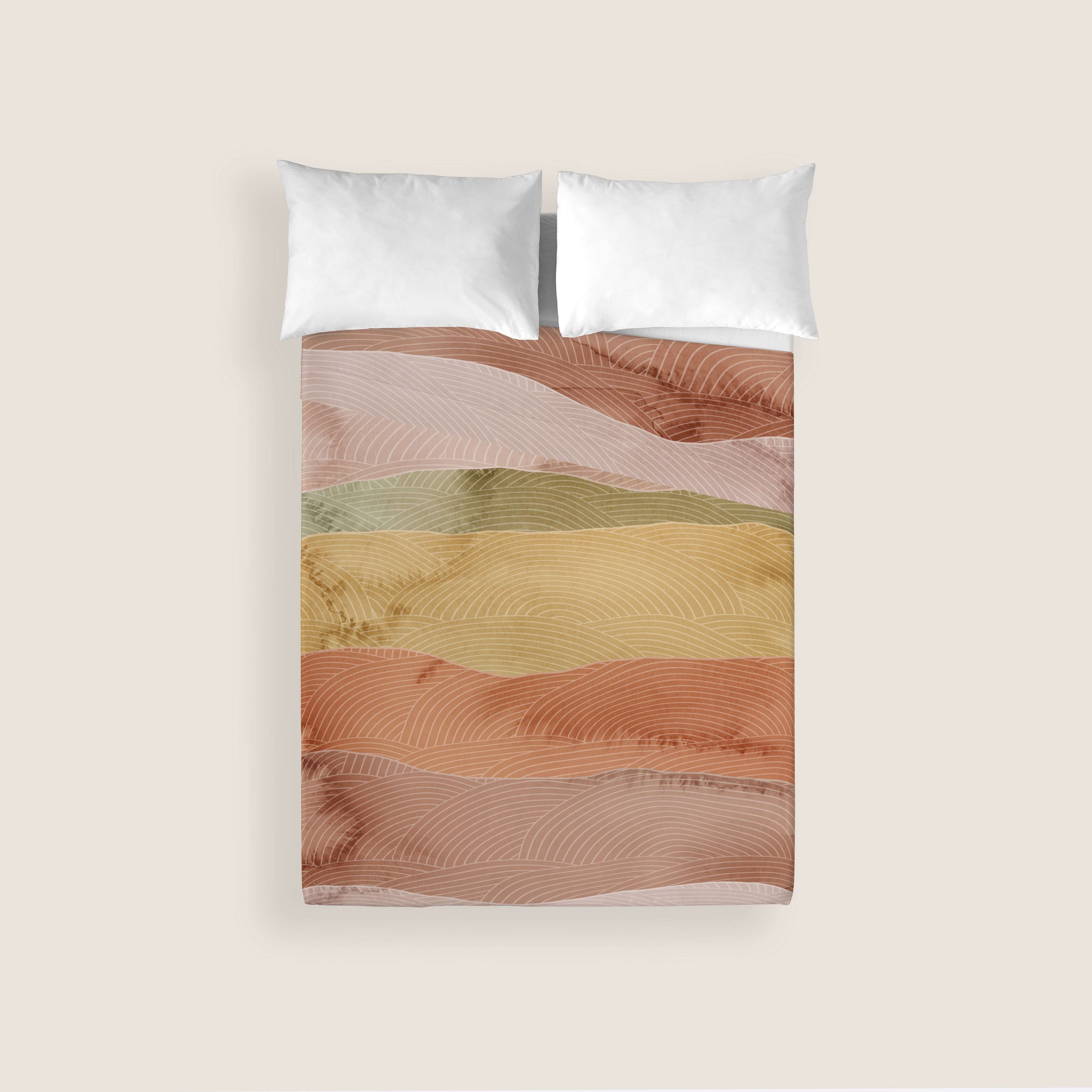 JUEGO SÁBANAS ESTAMPADAS OCEAN TERRA 100% ALGODÓN