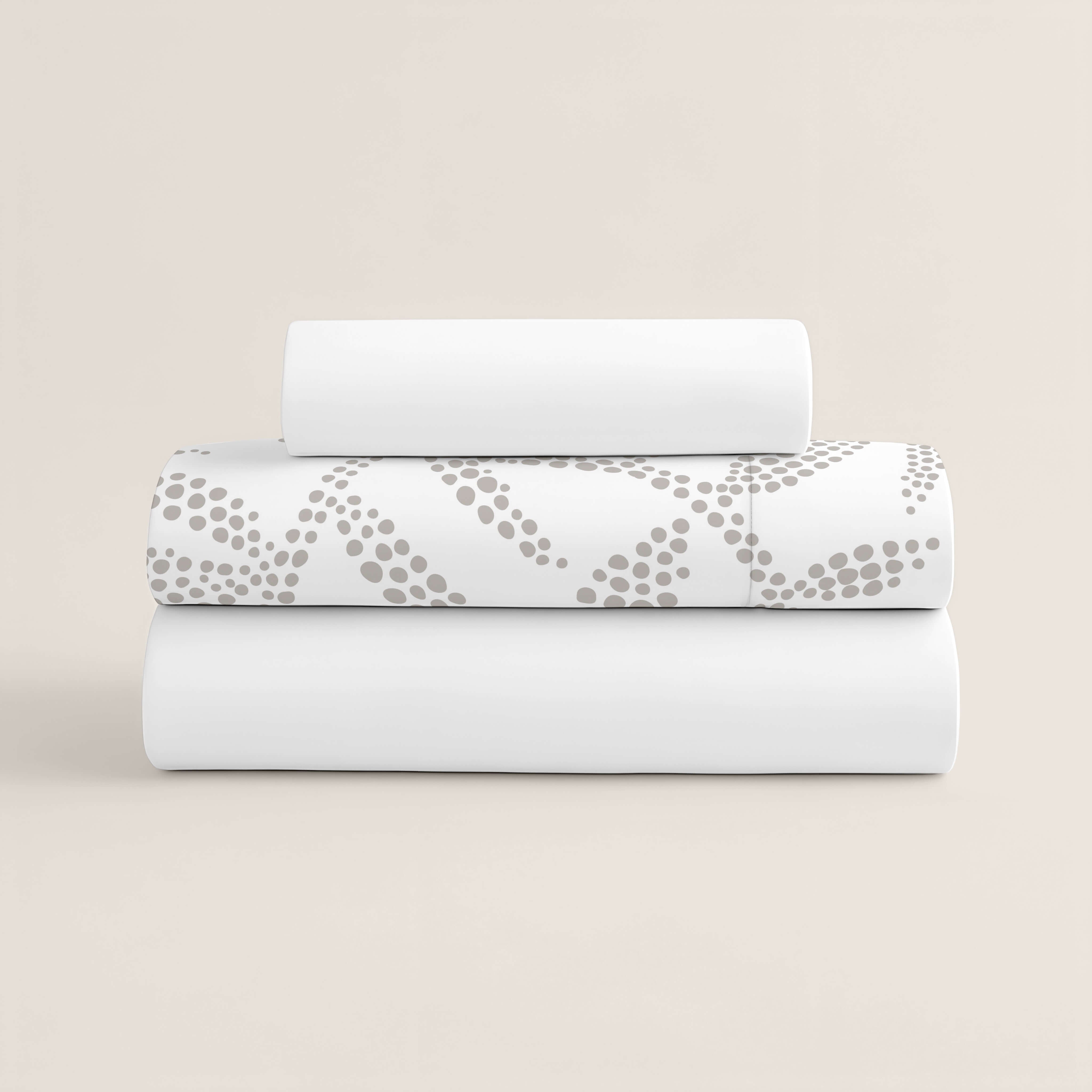 JUEGO SÁBANAS ESTAMPADAS WAKIA STONE 100% ALGODÓN