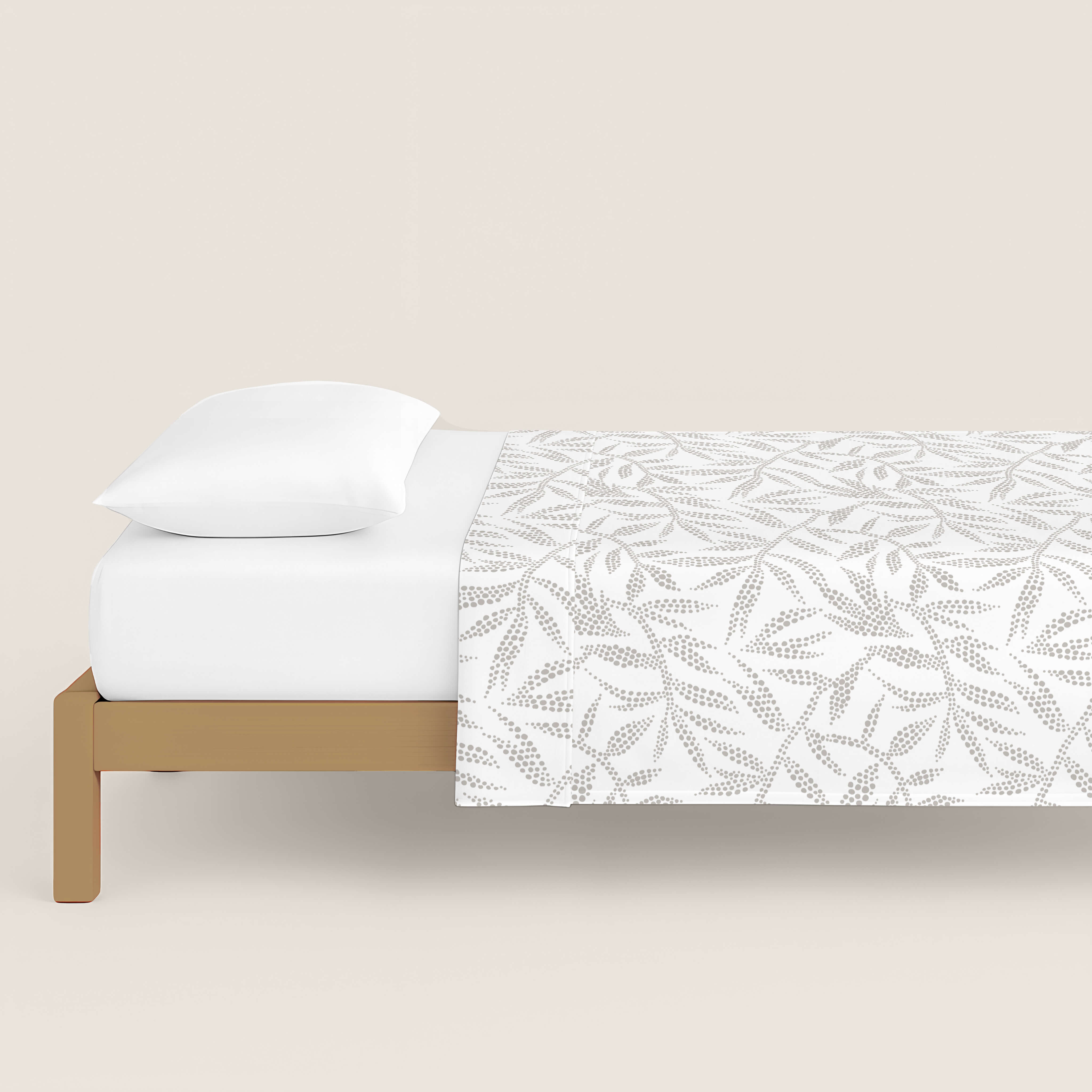 JUEGO SÁBANAS ESTAMPADAS WAKIA STONE 100% ALGODÓN