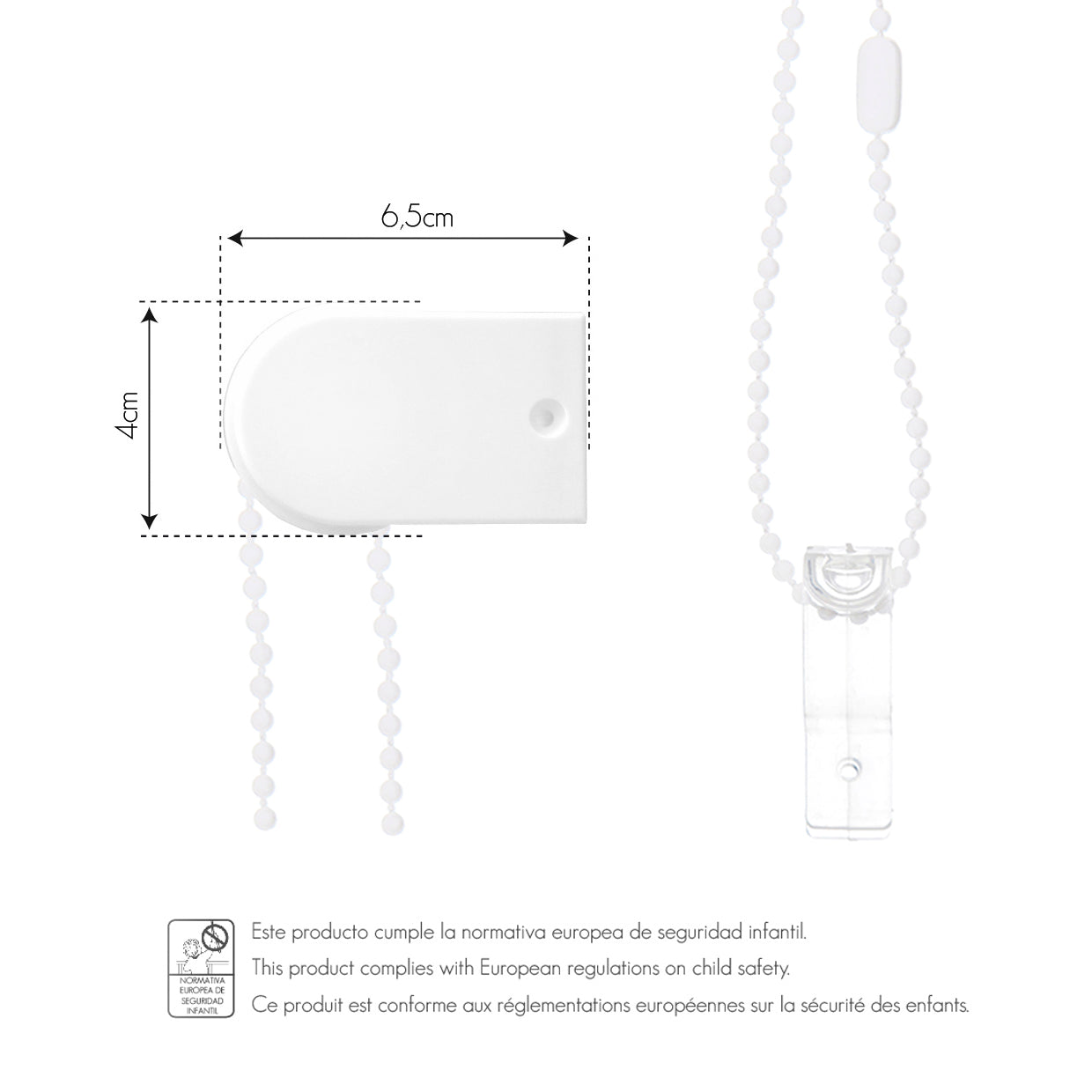 ESTOR TRANSLÚCIDO LISO GRIS