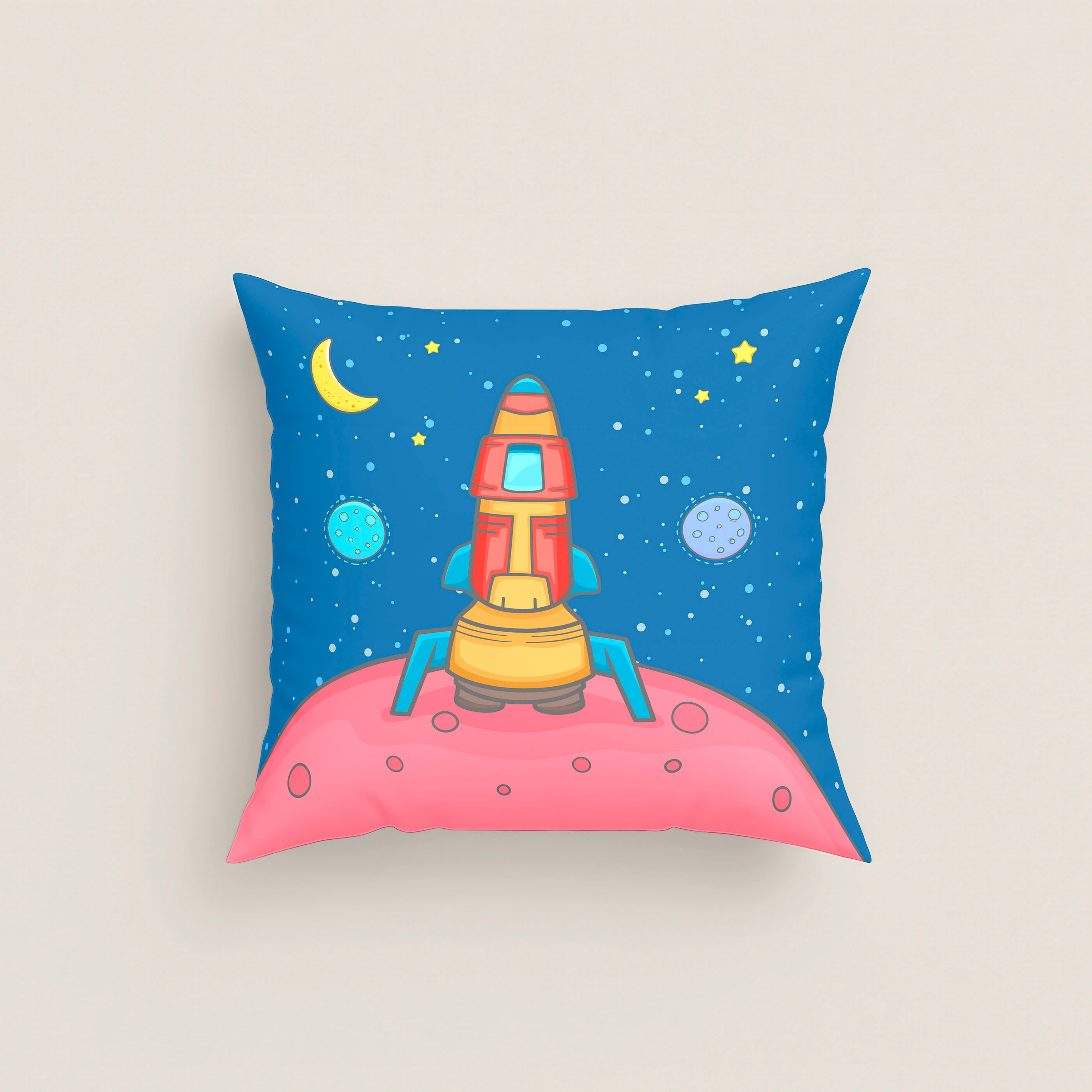 FUNDA DE COJÍN ESTAMPADO GALA 100% ALGODÓN