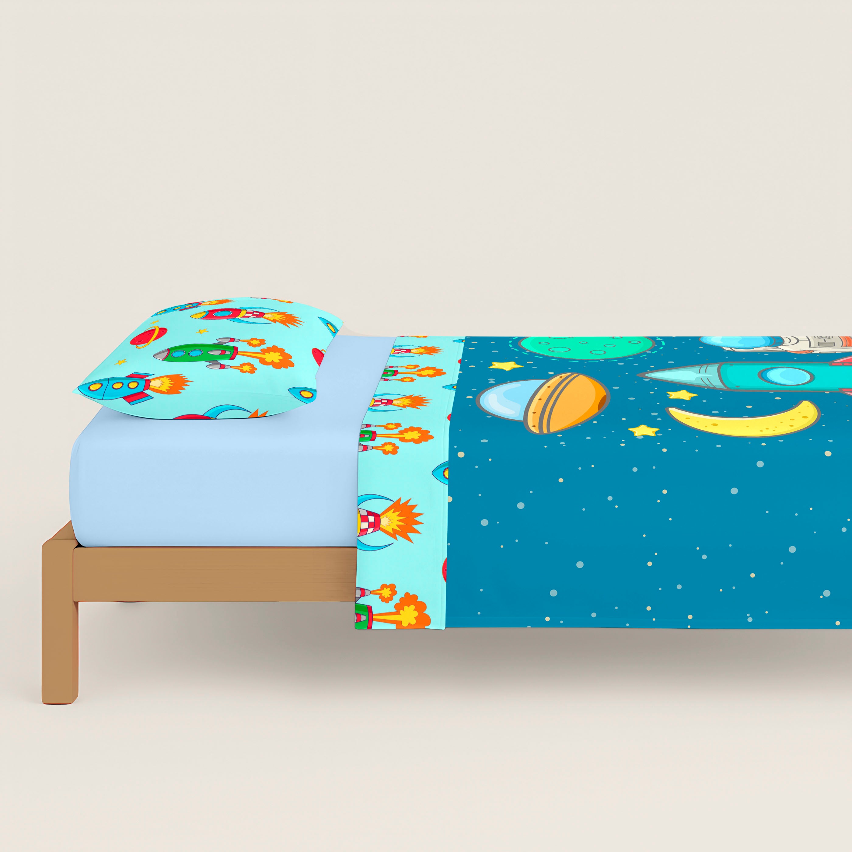FUNDA NÓRDICA REVERSIBLE ESTAMPADA INFANTIL GALA 100% ALGODÓN