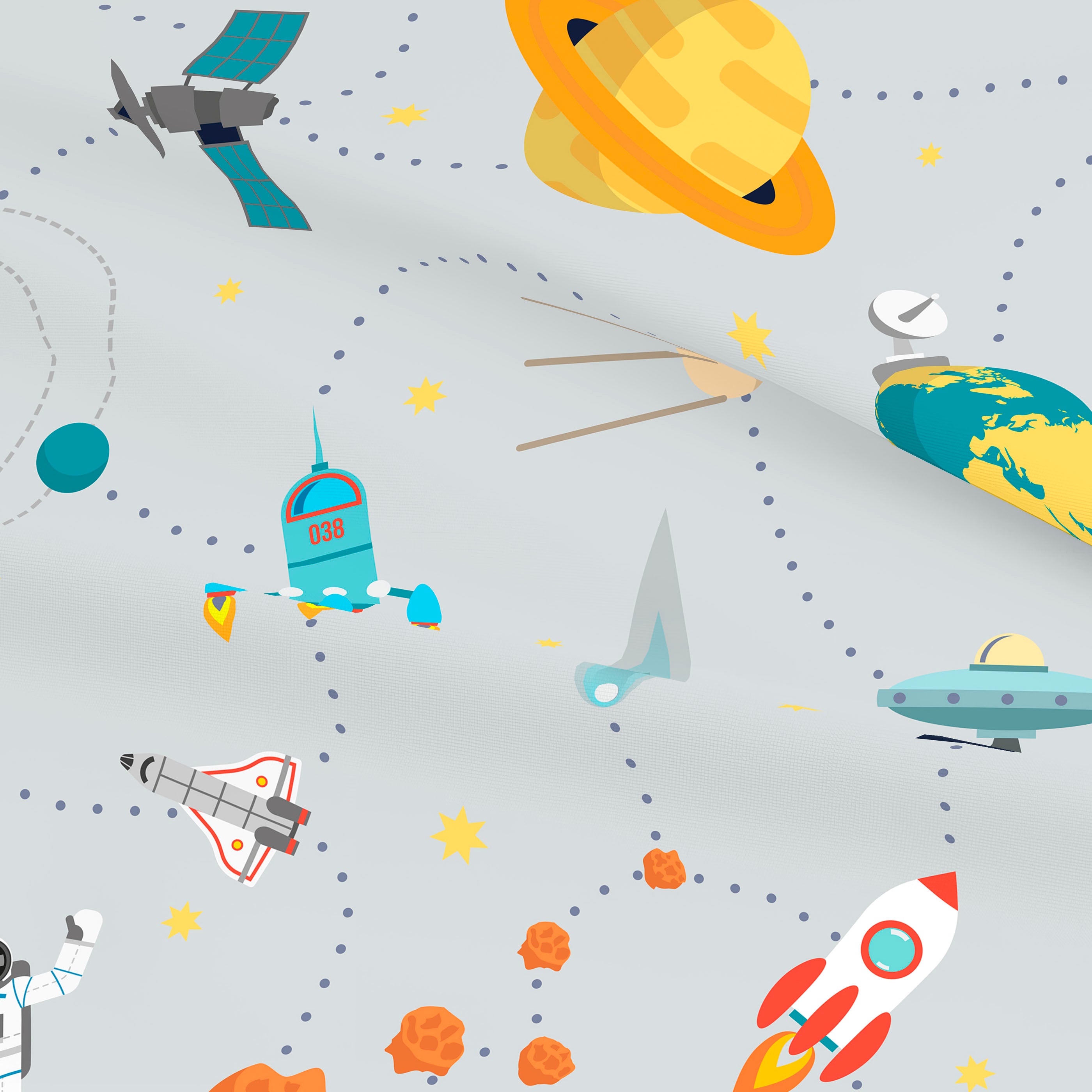 JUEGO SÁBANAS ESTAMPADAS INFANTIL BERTO B 100% ALGODÓN