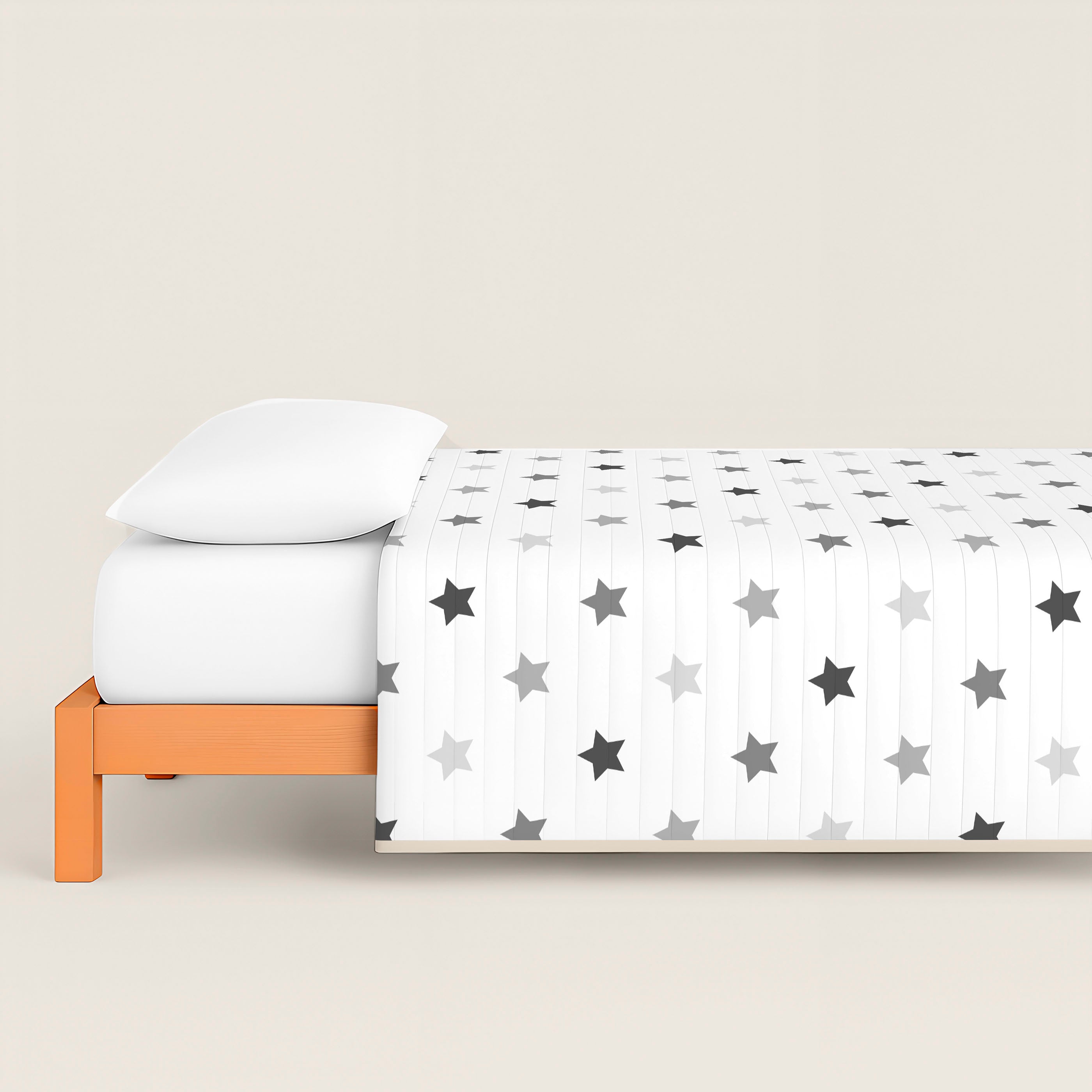 COLCHA BOUTI REVERSIBLE ESTAMPADA INFANTIL INDIGO 100% ALGODÓN