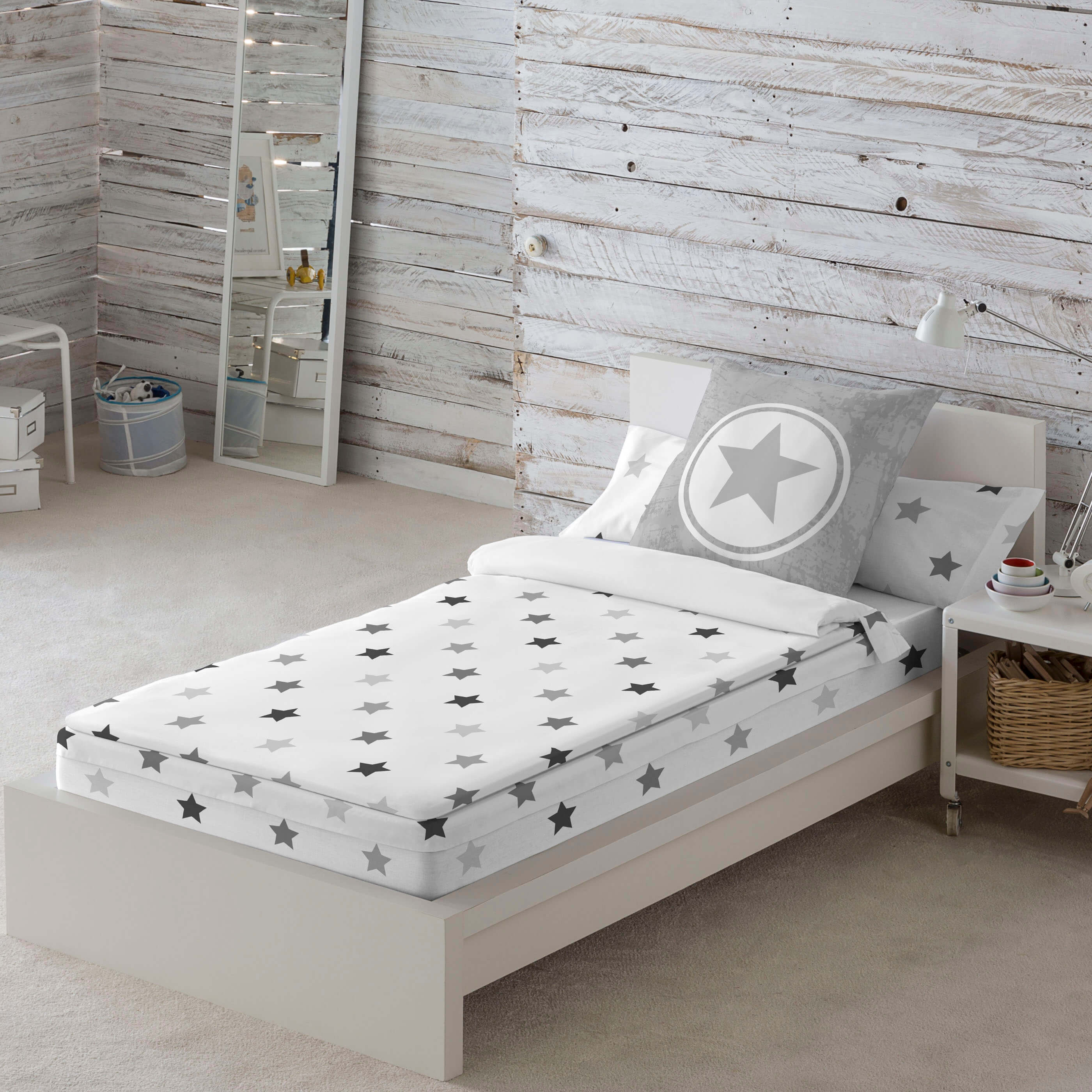 SACO NÓRDICO INFANTIL INDIGO B 100% ALGODÓN