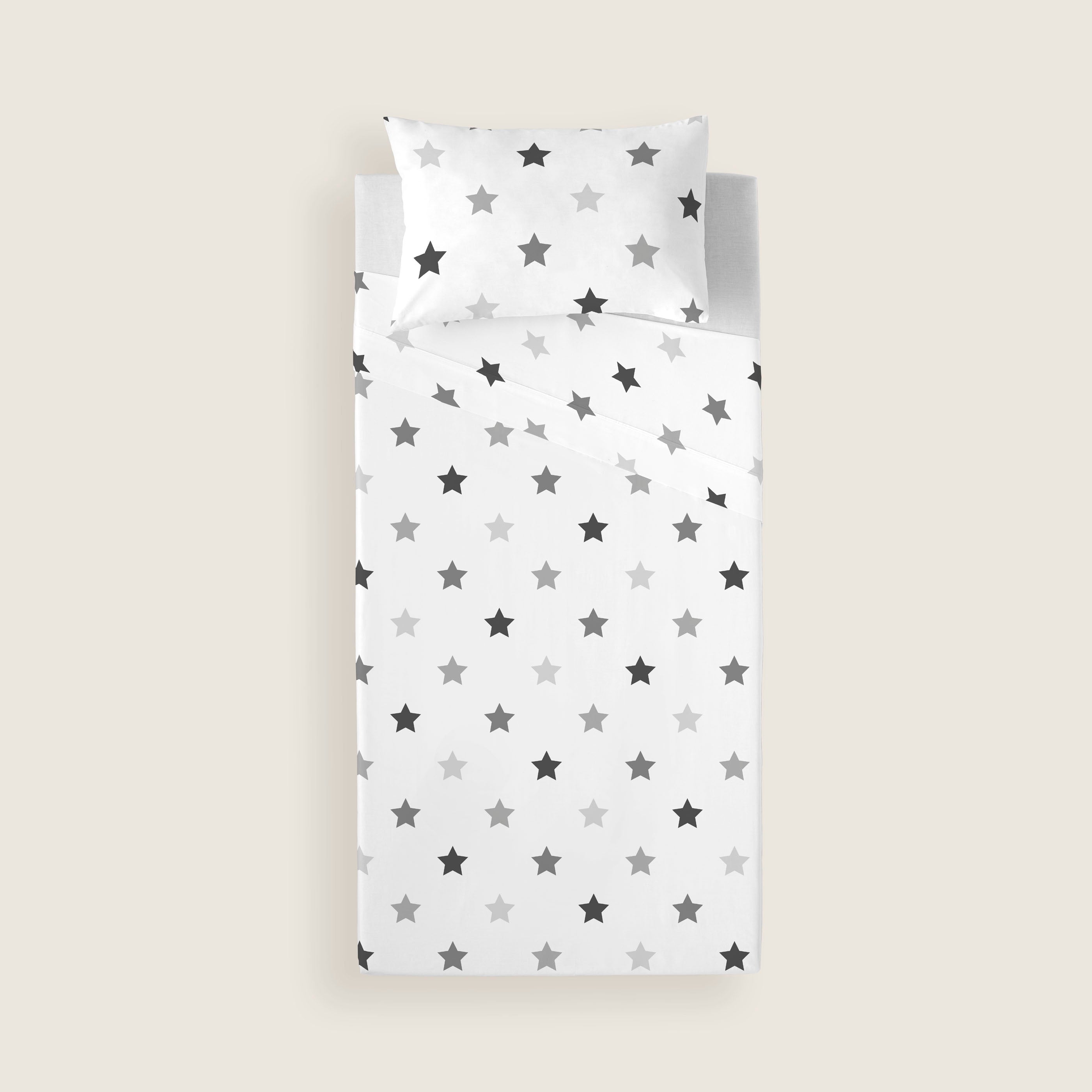 JUEGO SÁBANAS ESTAMPADAS INFANTIL INDIGO B 100% ALGODÓN