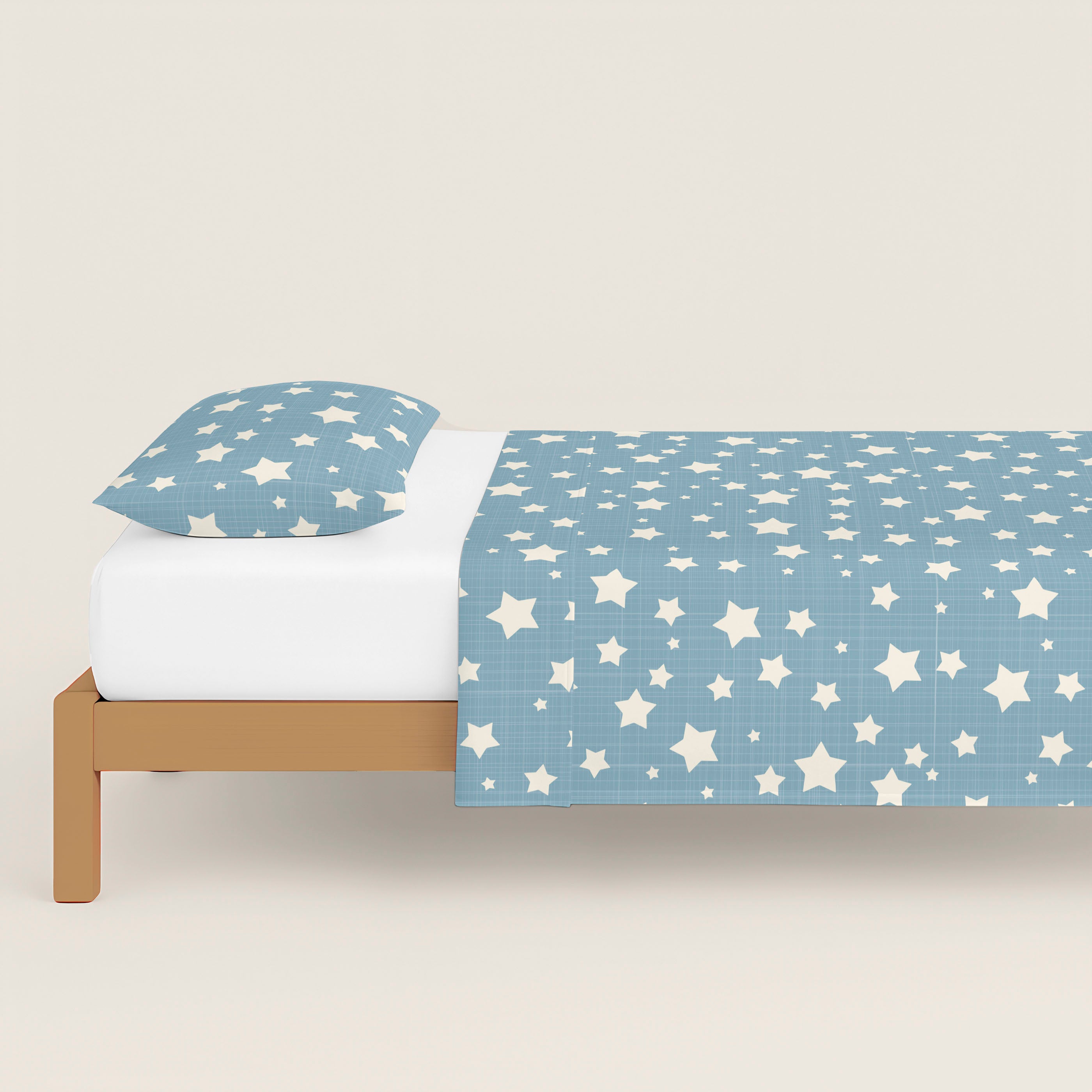 JUEGO SÁBANAS ESTAMPADAS INFANTIL IVETT B 100% ALGODÓN