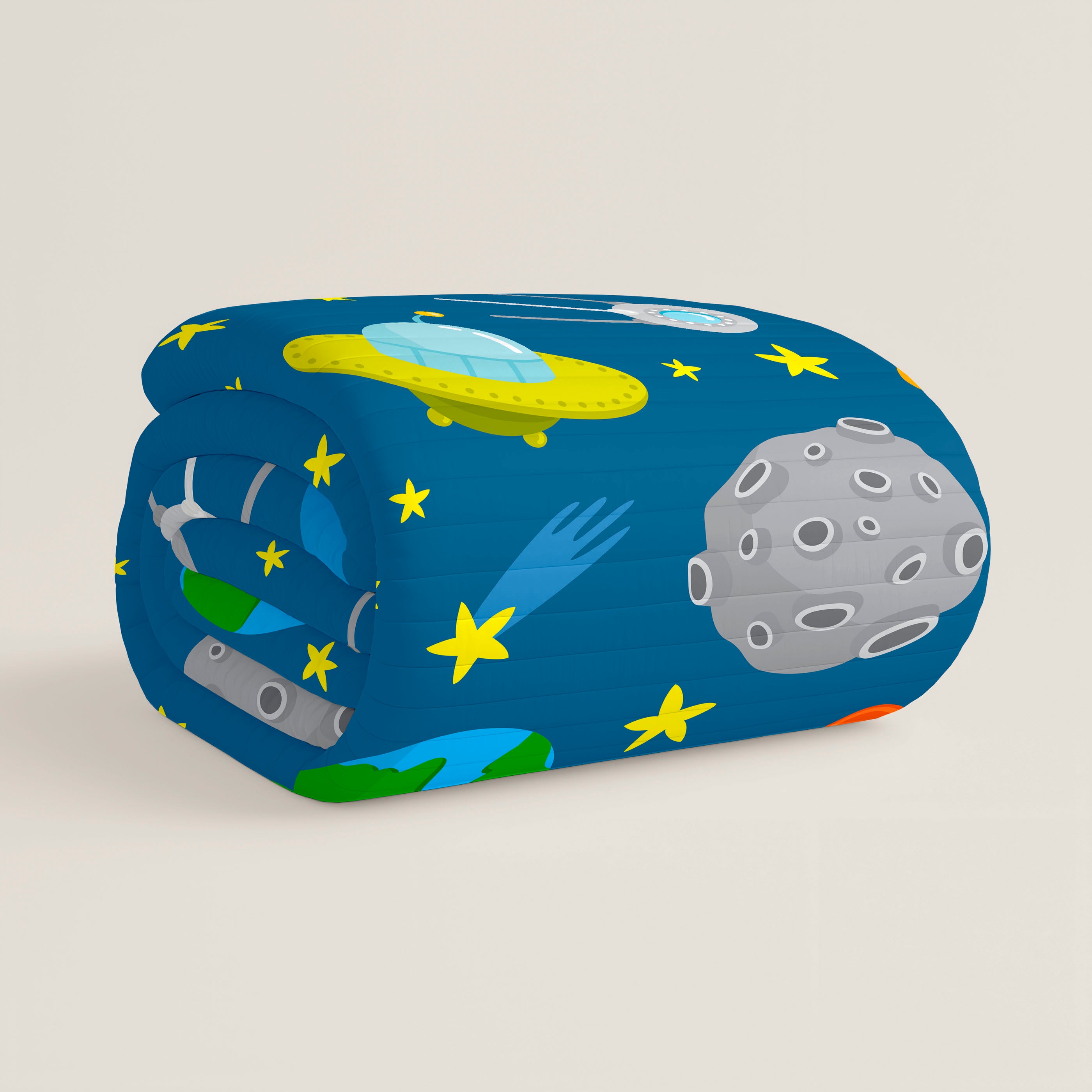 COLCHA BOUTI REVERSIBLE ESTAMPADA INFANTIL LLUC 100% ALGODÓN