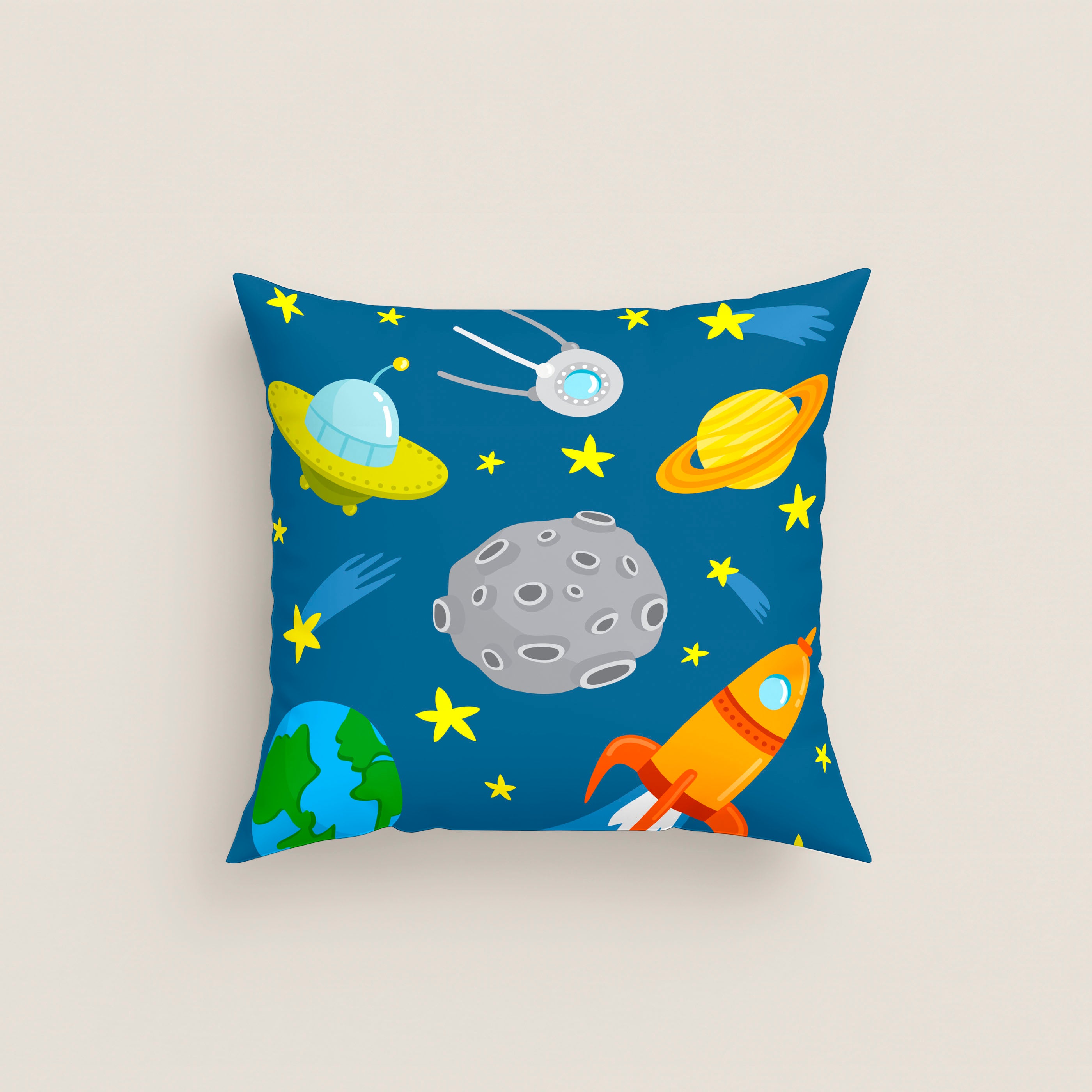 FUNDA DE COJÍN INFANTIL ESTAMPADO LLUC 100% ALGODÓN