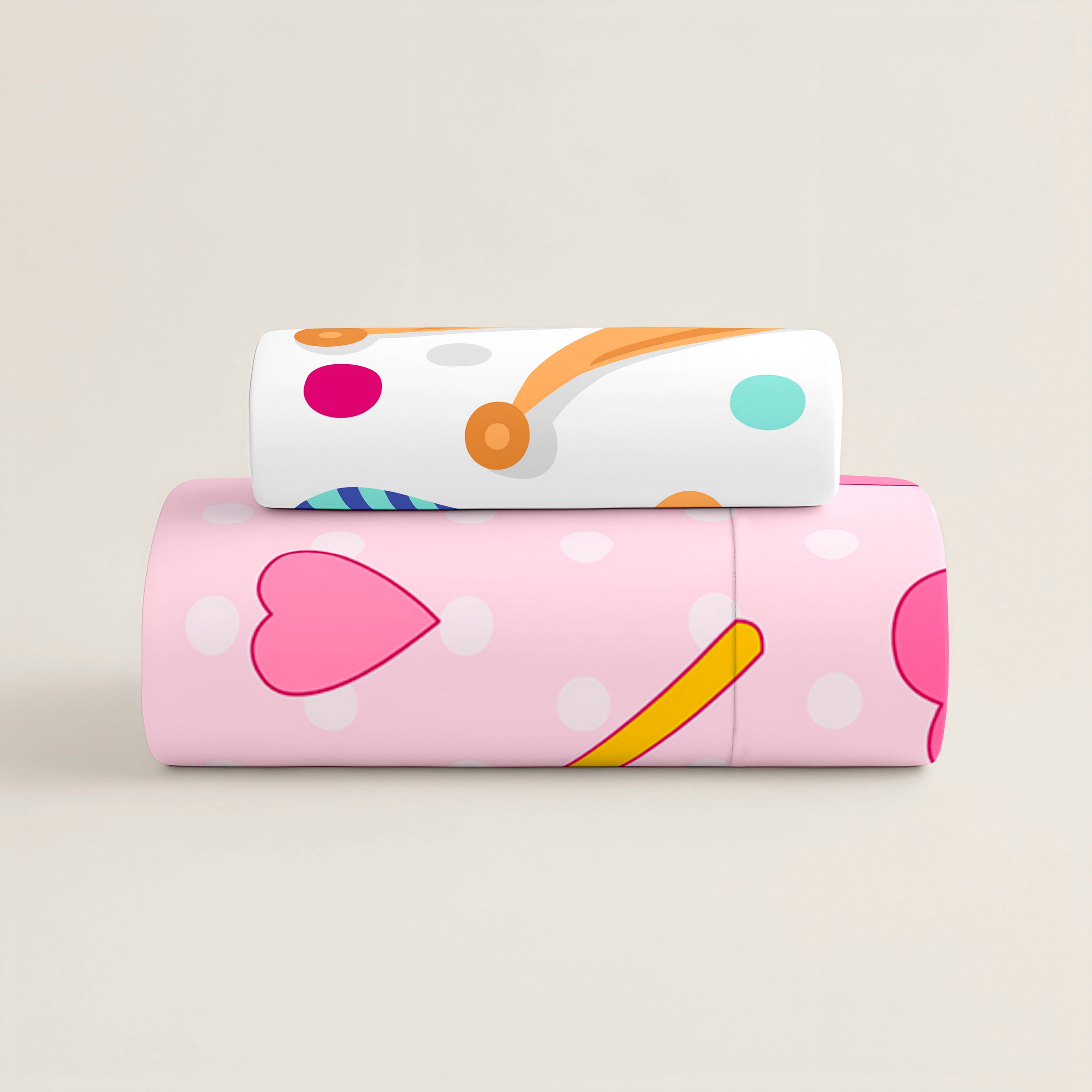 FUNDA NÓRDICA REVERSIBLE ESTAMPADA INFANTIL MARGOT 100% ALGODÓN