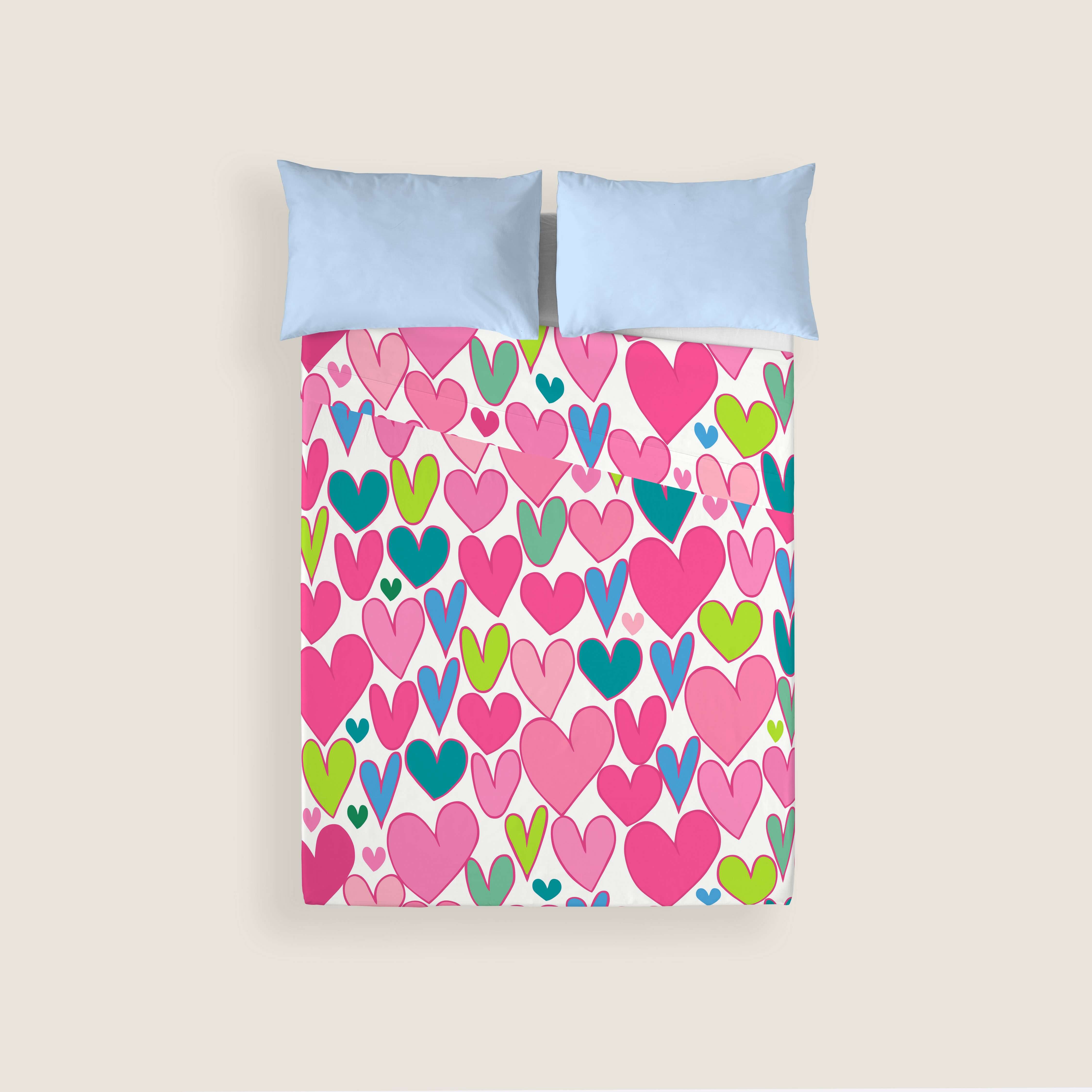 JUEGO SÁBANAS ESTAMPADAS FORANING 100% ALGODÓN