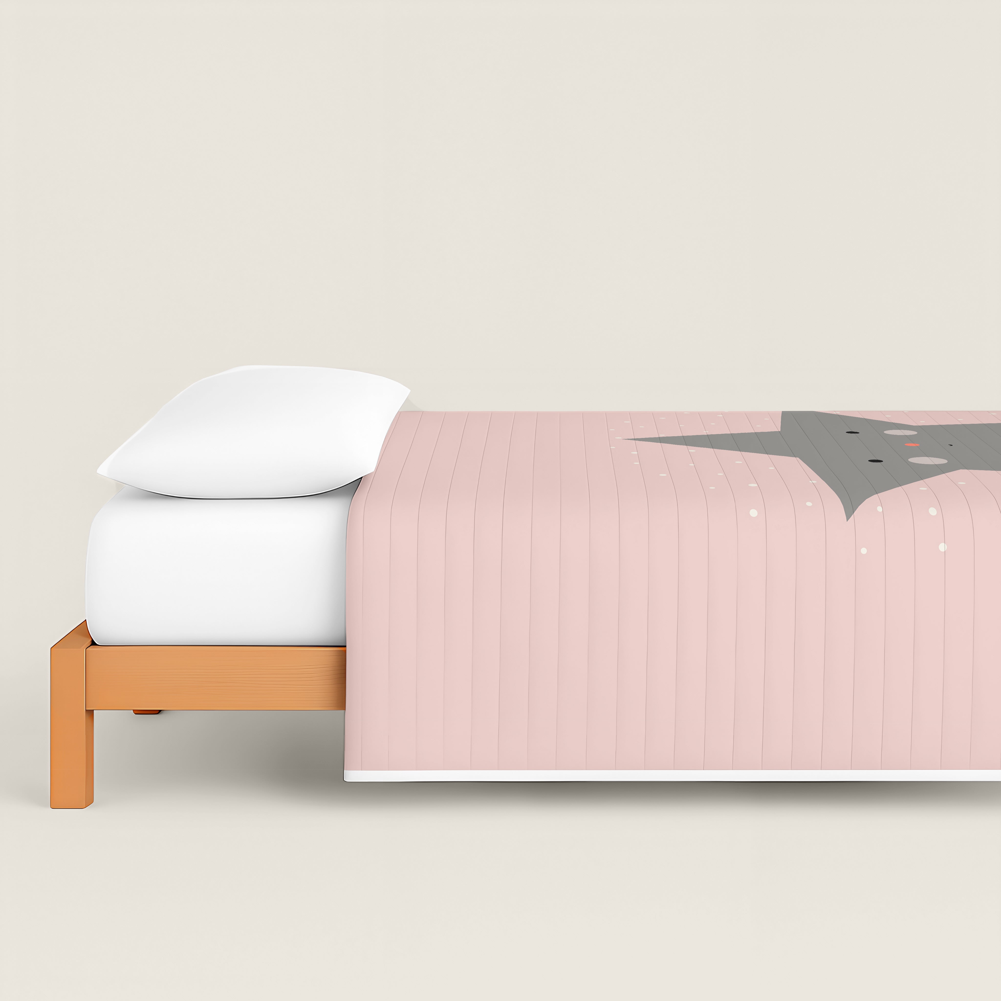 COLCHA BOUTI ESTAMPADA INFANTIL HAPPY STAR 100% ALGODÓN