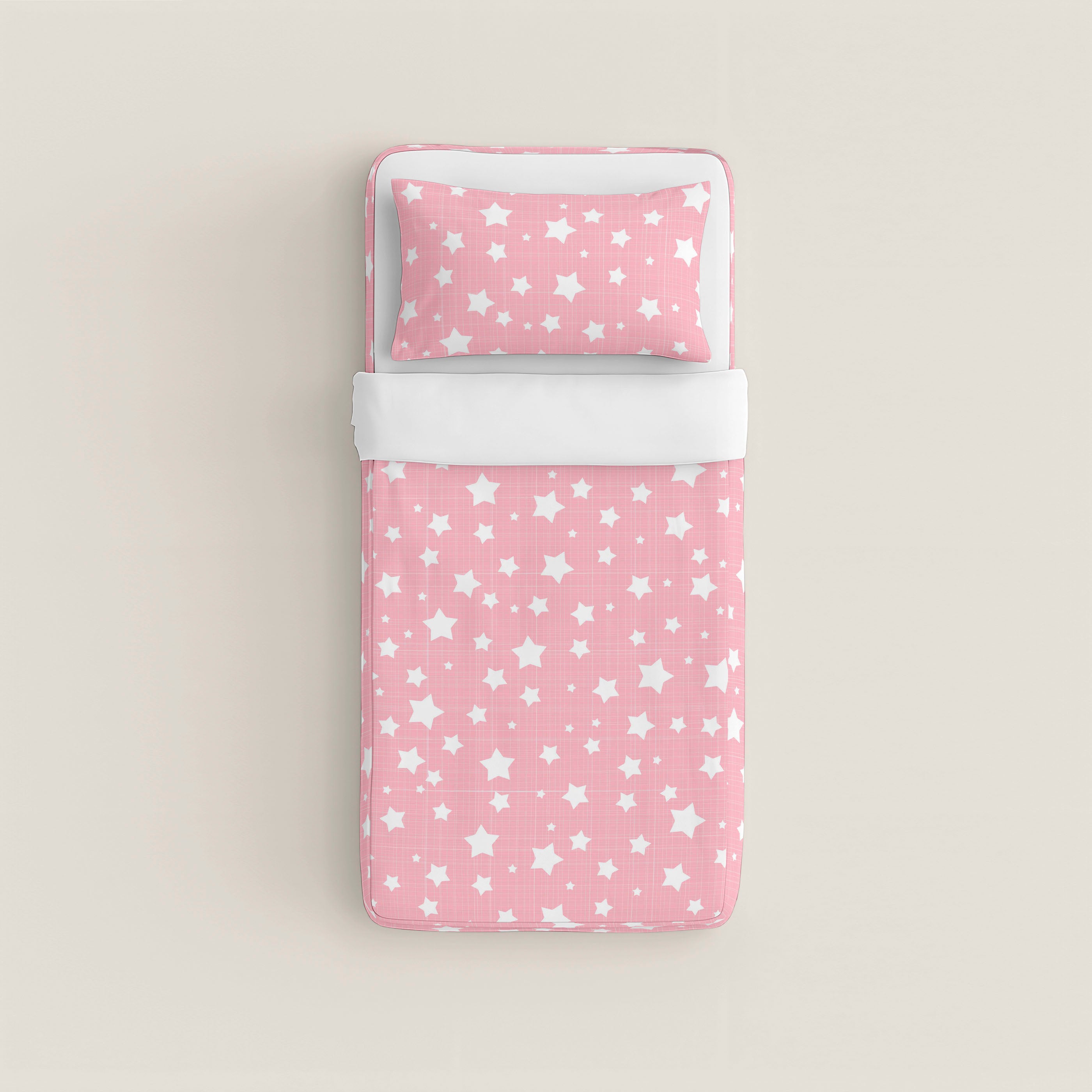 SACO NÓRDICO INFANTIL IVETT B ROSA 100% ALGODÓN