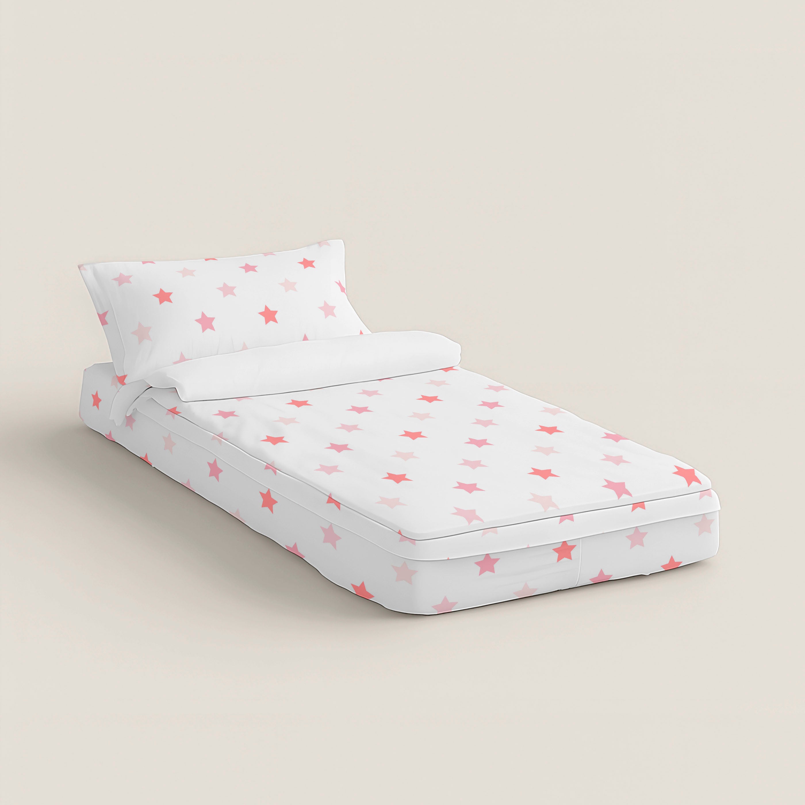 SACO NÓRDICO INFANTIL INDIGO B ROSA 100% ALGODÓN