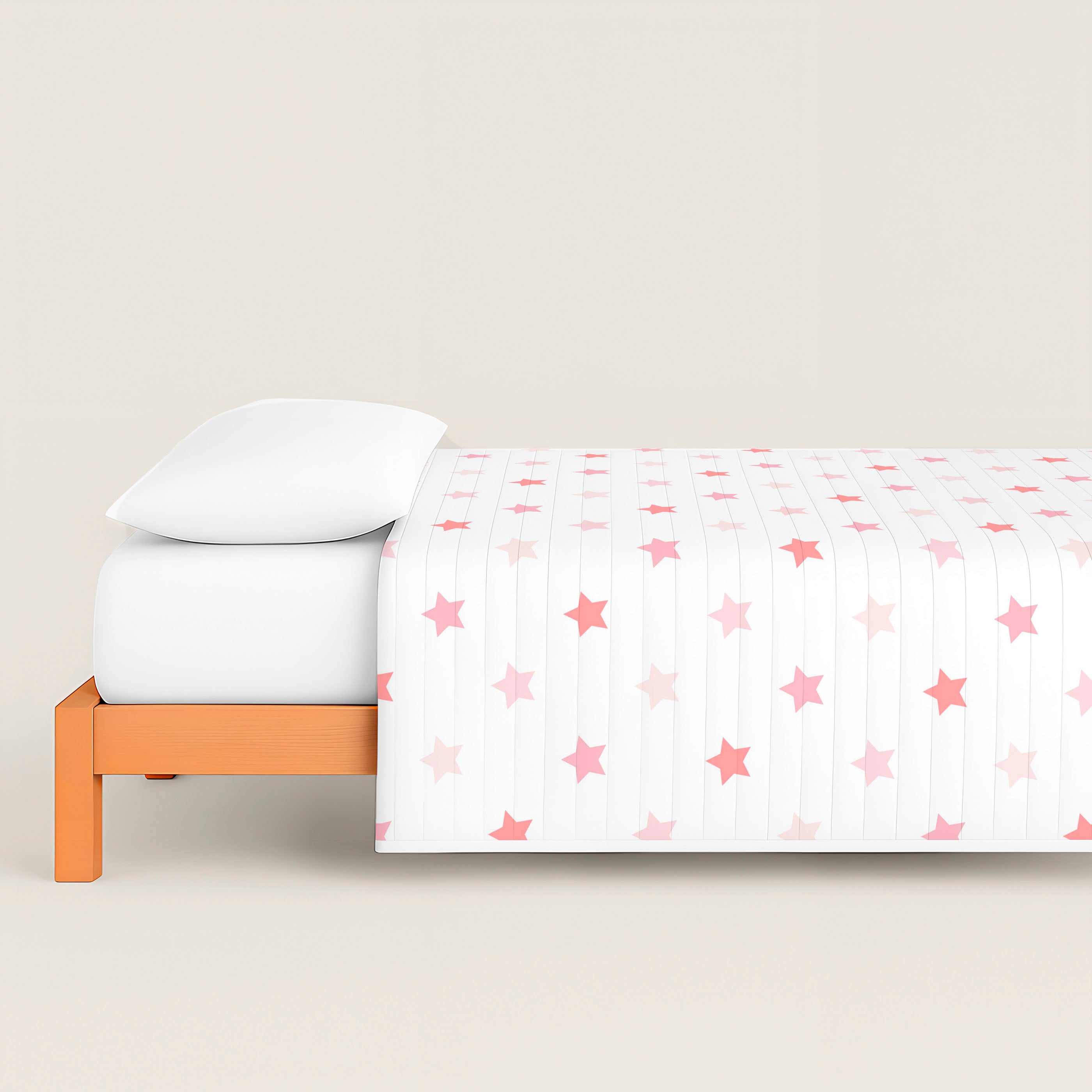 COLCHA BOUTI REVERSIBLE ESTAMPADA INFANTIL INDIGO ROSA 100% ALGODÓN