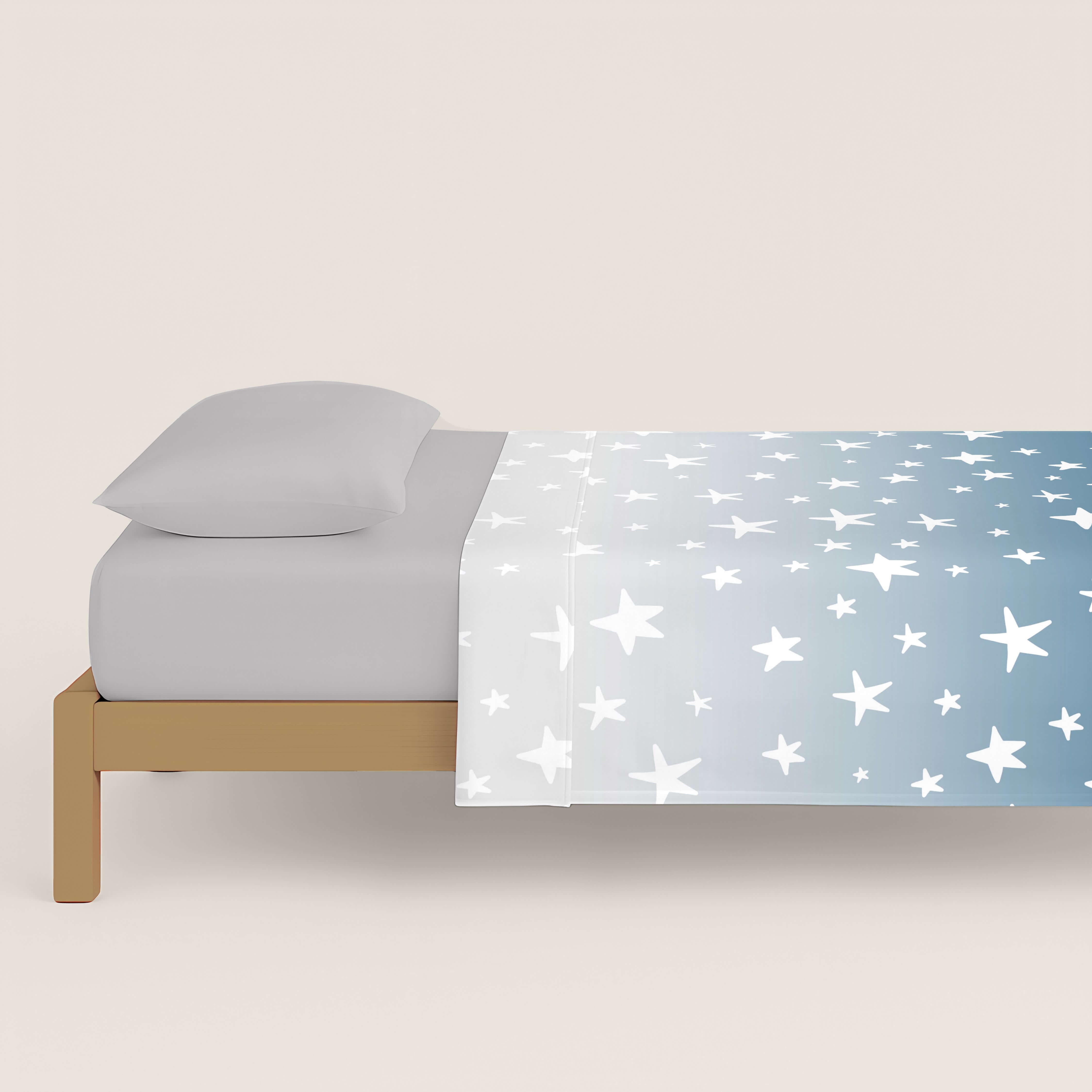 JUEGO SÁBANAS ESTAMPADAS WILLIAM 100% ALGODÓN