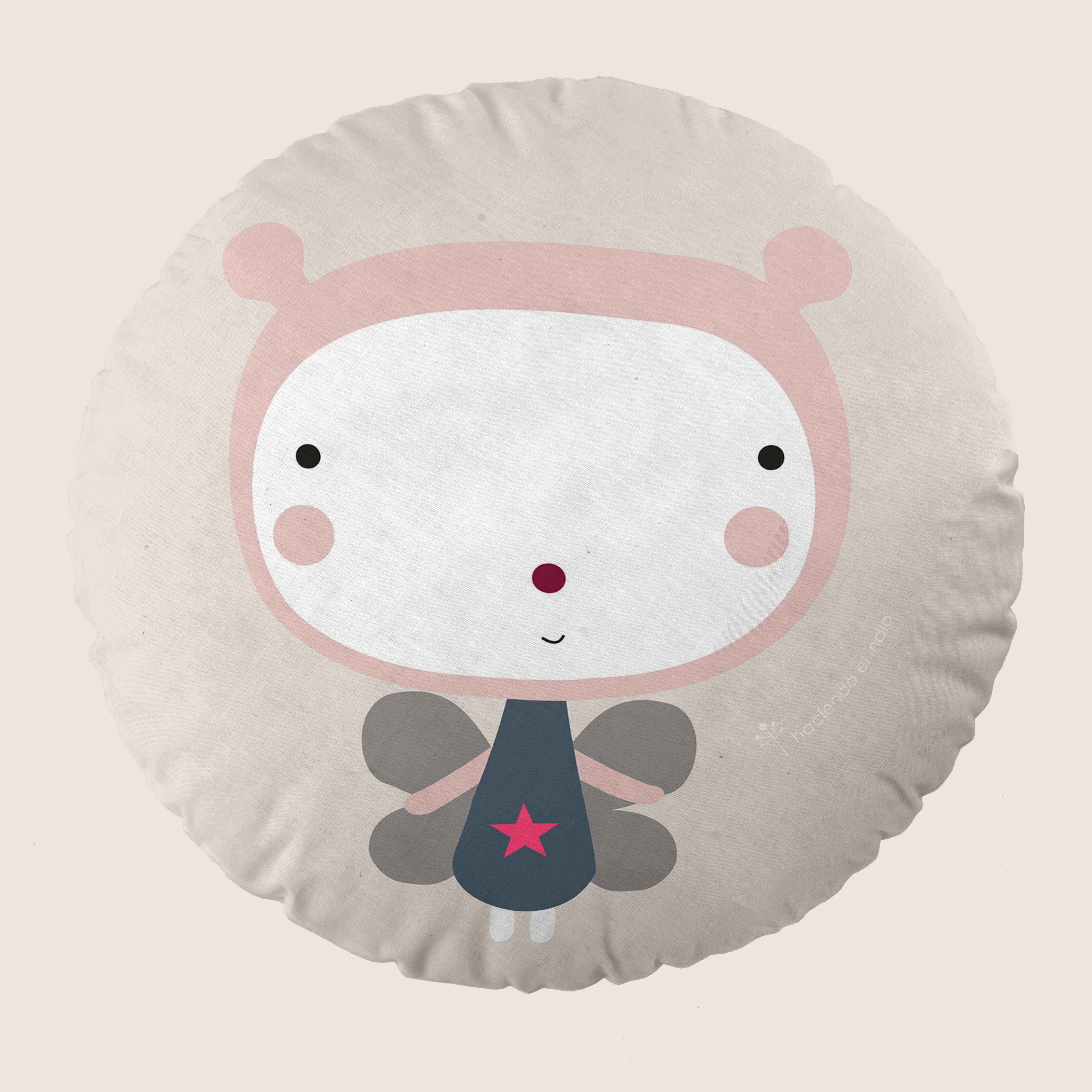 COJÍN REDONDO INFANTIL ESTAMPADO CIRCLE 2