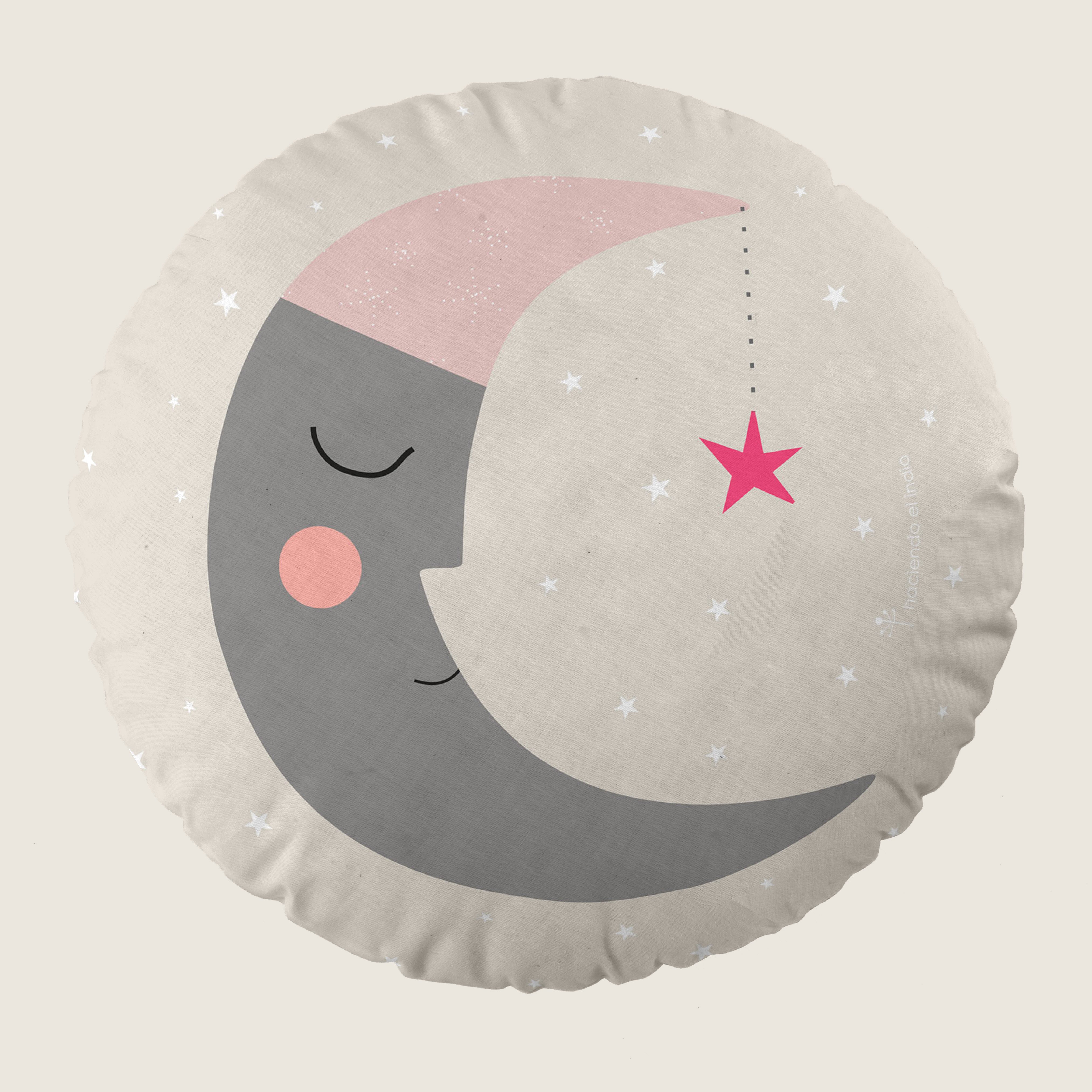 COJÍN REDONDO INFANTIL ESTAMPADO CIRCLE 3