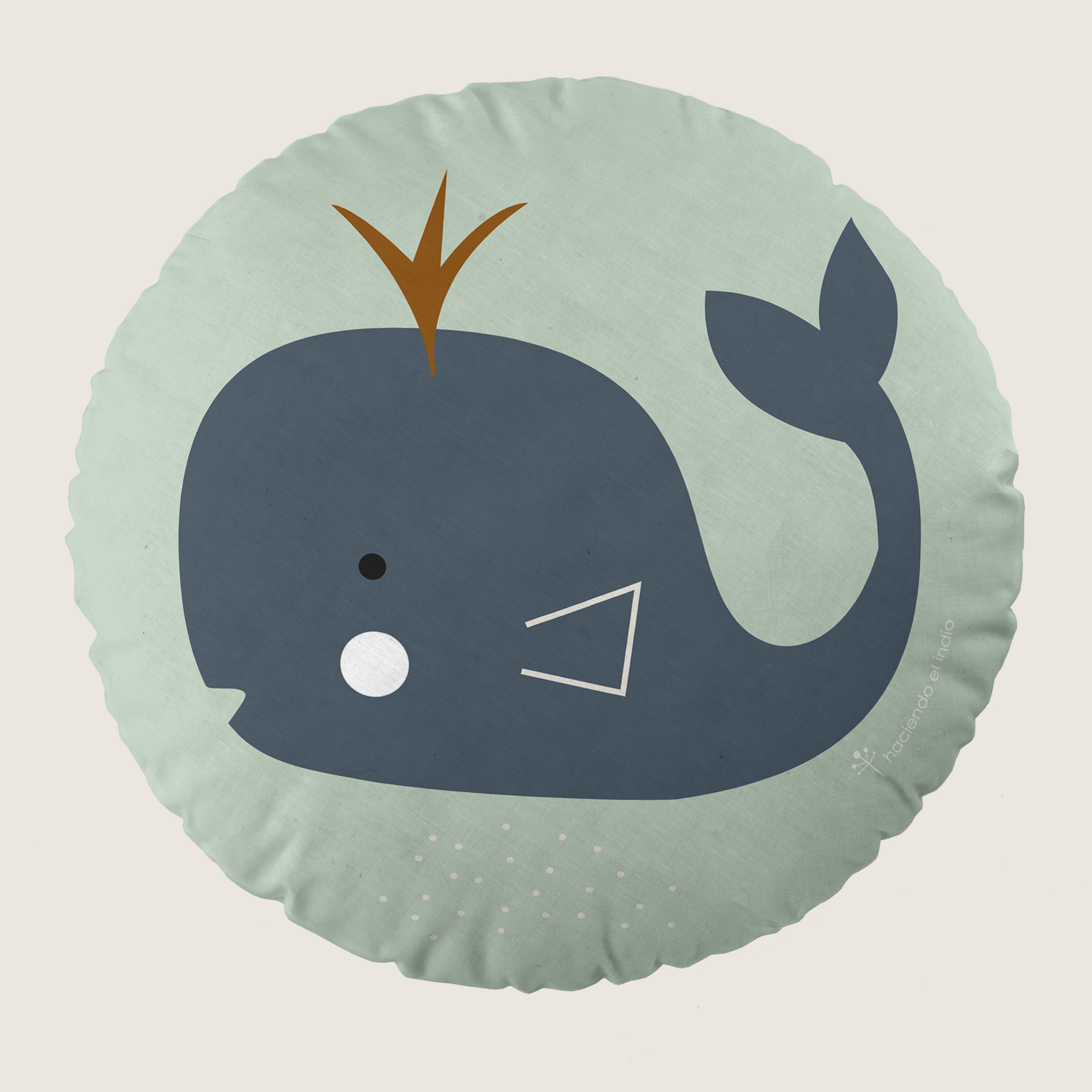 COJÍN REDONDO INFANTIL ESTAMPADO CIRCLE 6