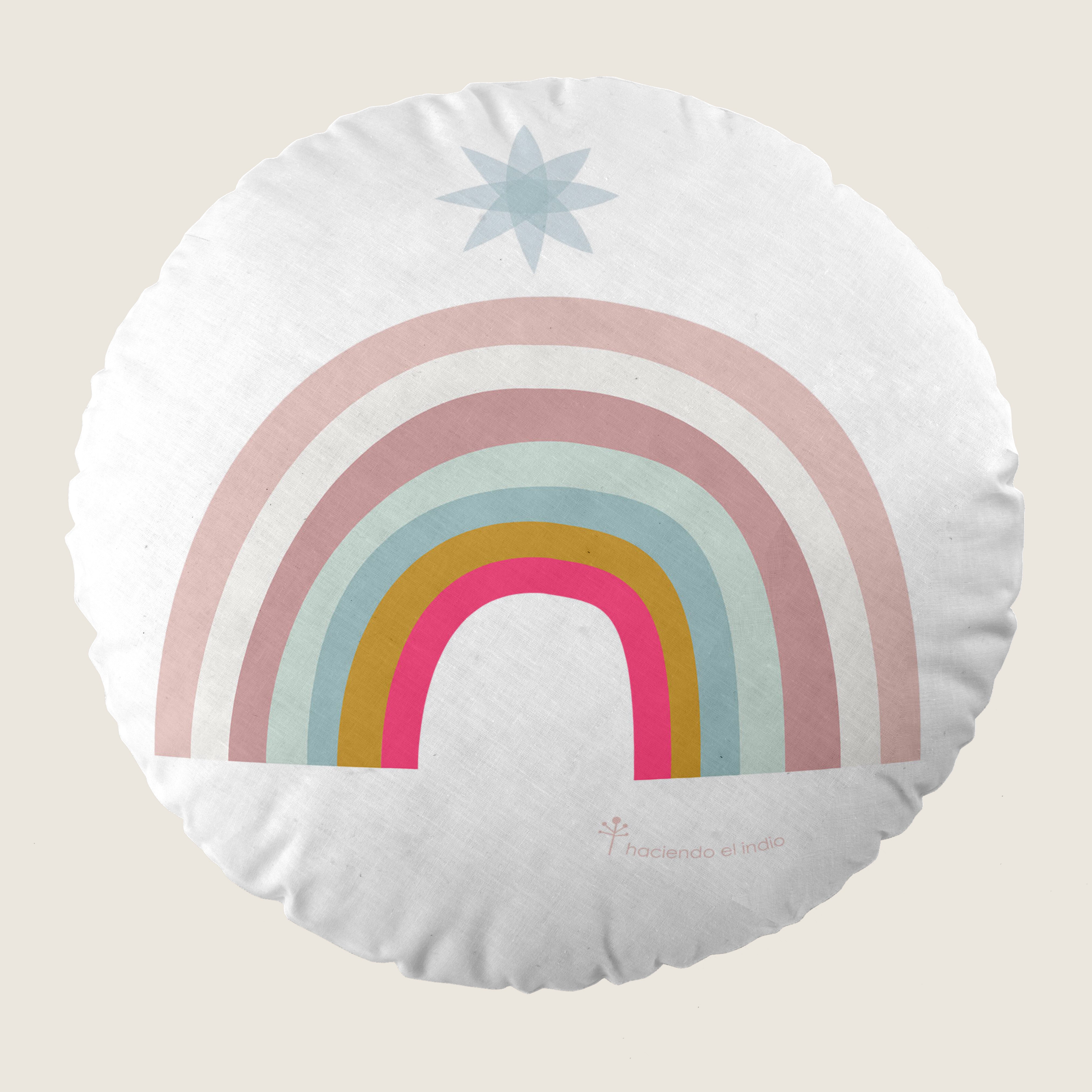 COJÍN REDONDO INFANTIL ESTAMPADO CIRCLE 8