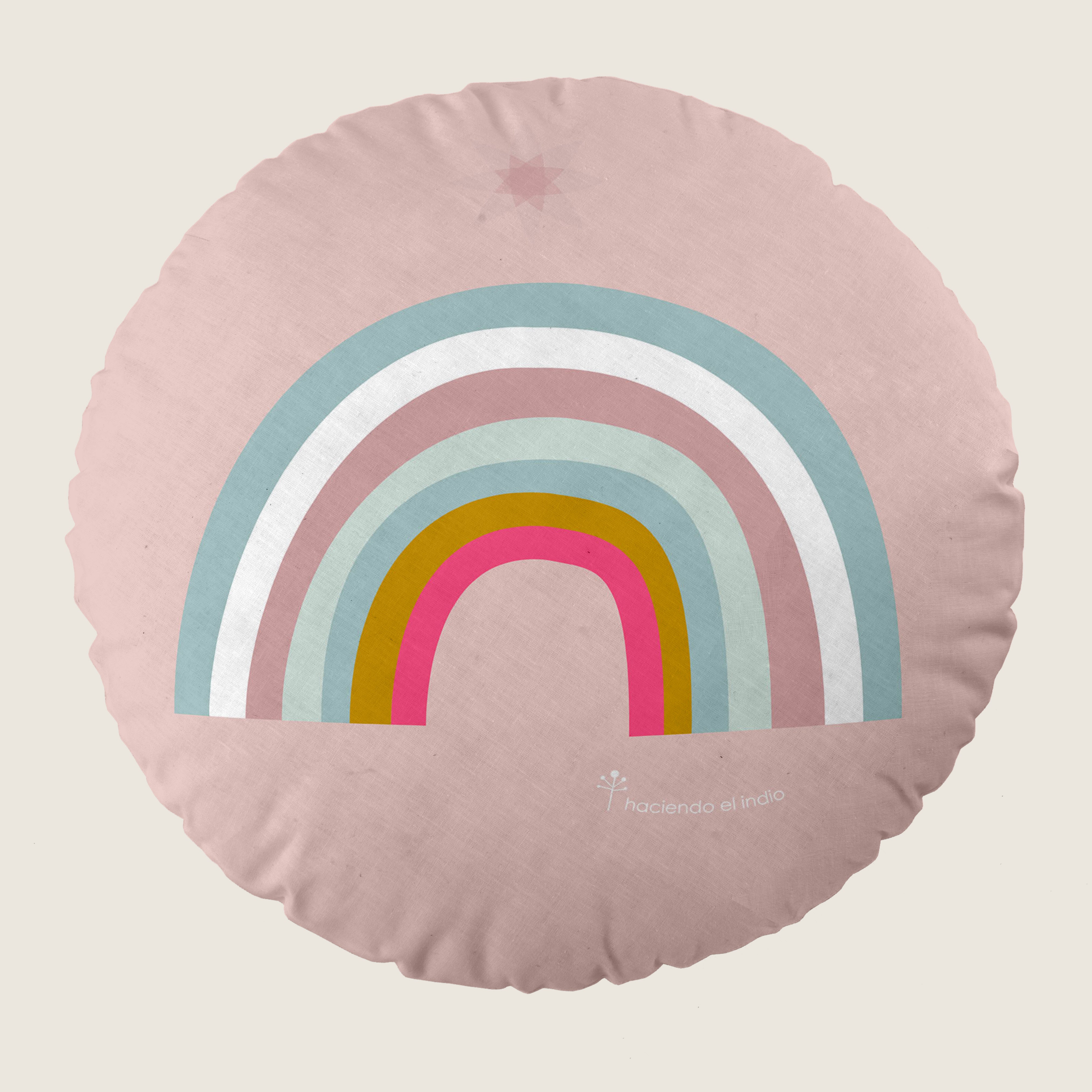 COJÍN REDONDO INFANTIL ESTAMPADO CIRCLE 10