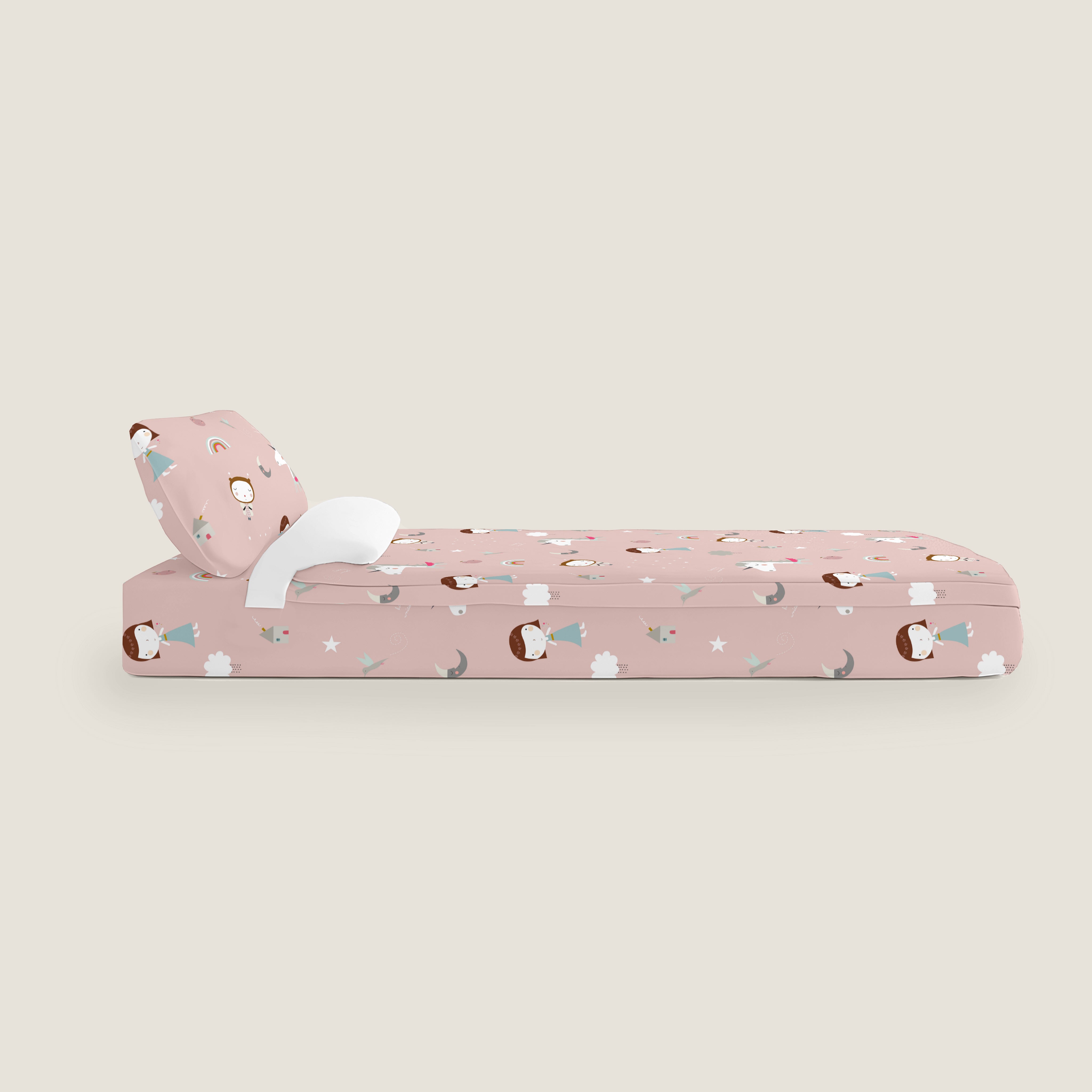 SACCO NORDICO PER BAMBINI UNICORN WHITE B 100% COTONE