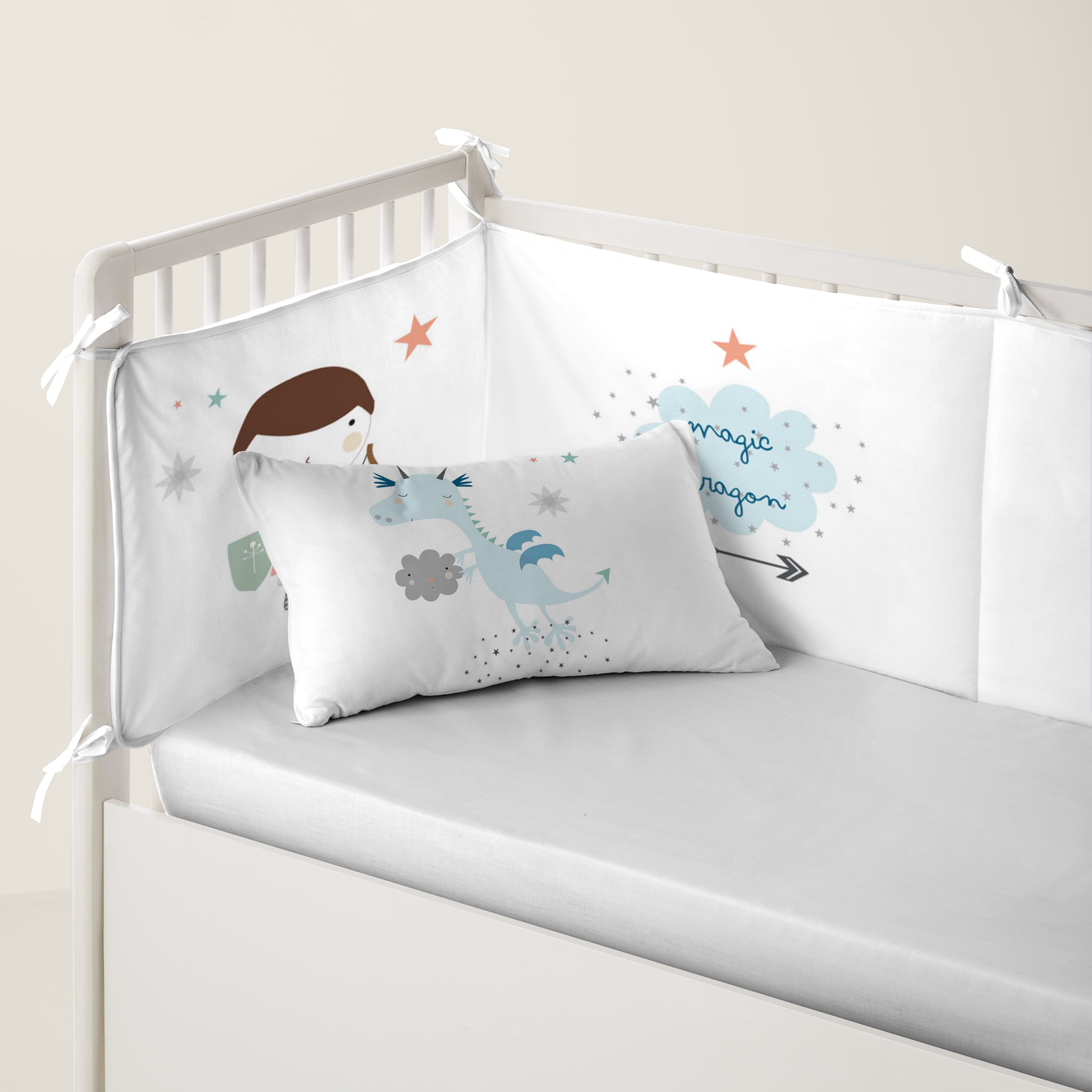 PROTECTOR CHICHONERA DE CUNA BEBÉ MAGIC DRAGON