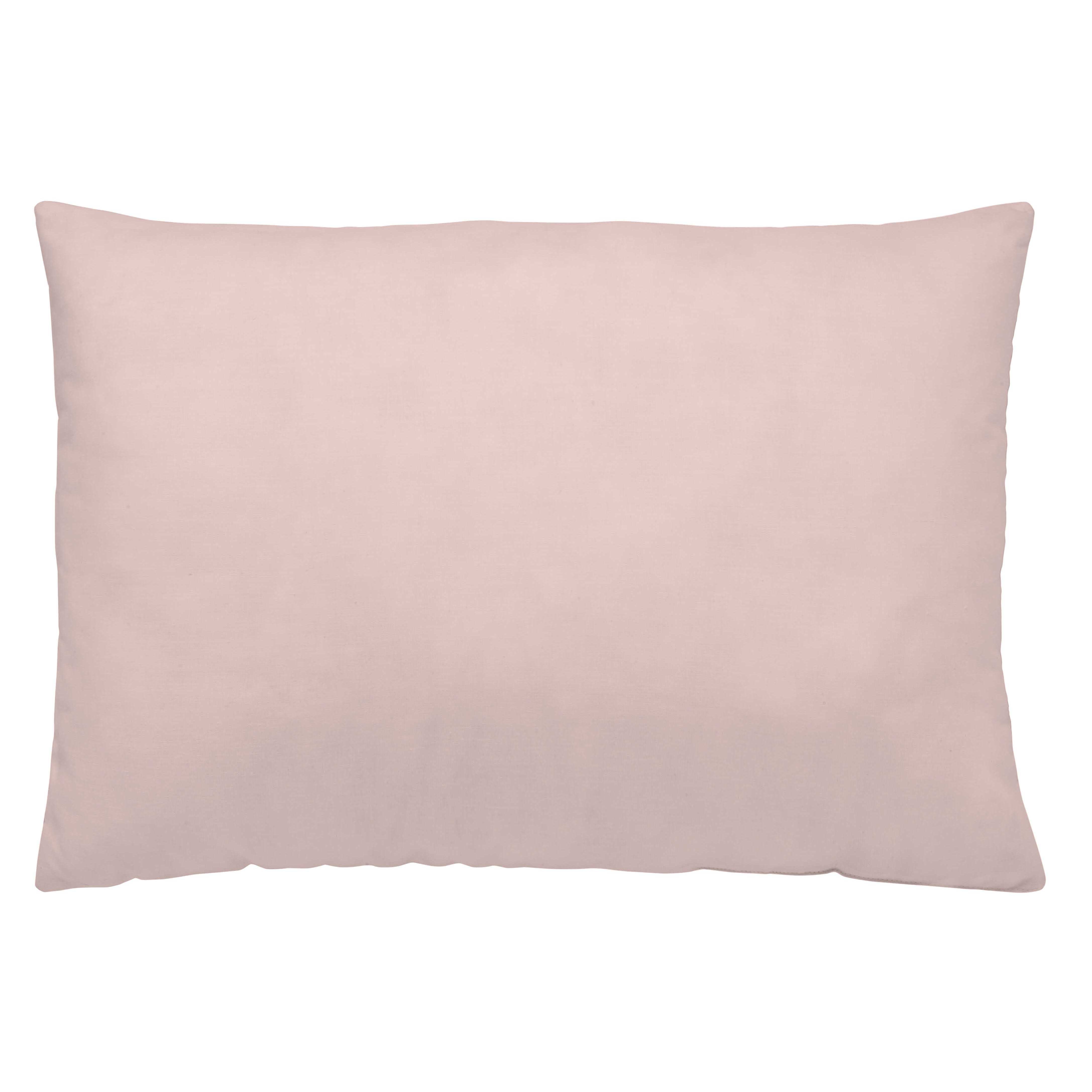 FUNDA DE ALMOHADA 100% ALGODÓN ROSA FTR8