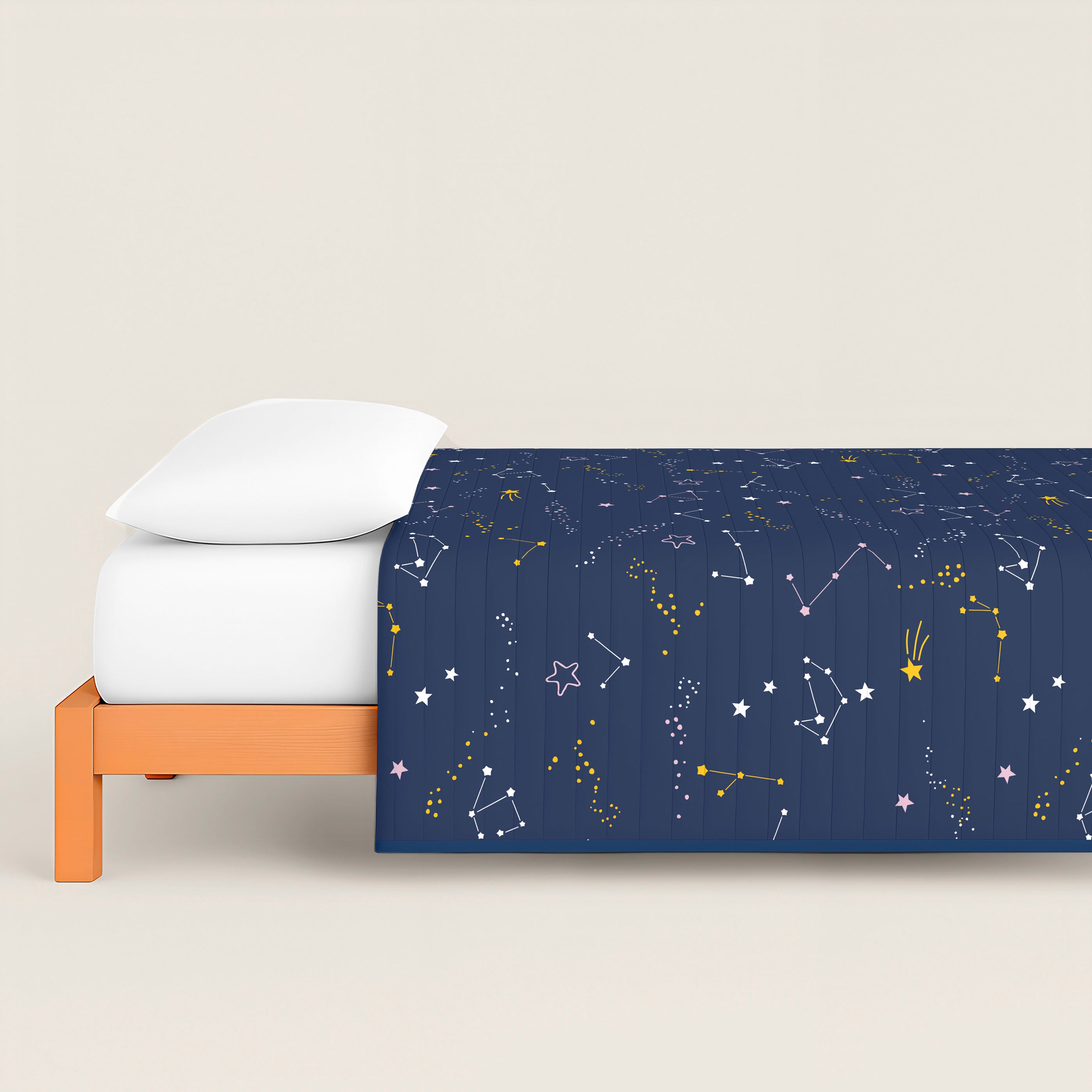 COLCHA BOUTI REVERSIBLE ESTAMPADA INFANTIL SVEN 100% ALGODÓN