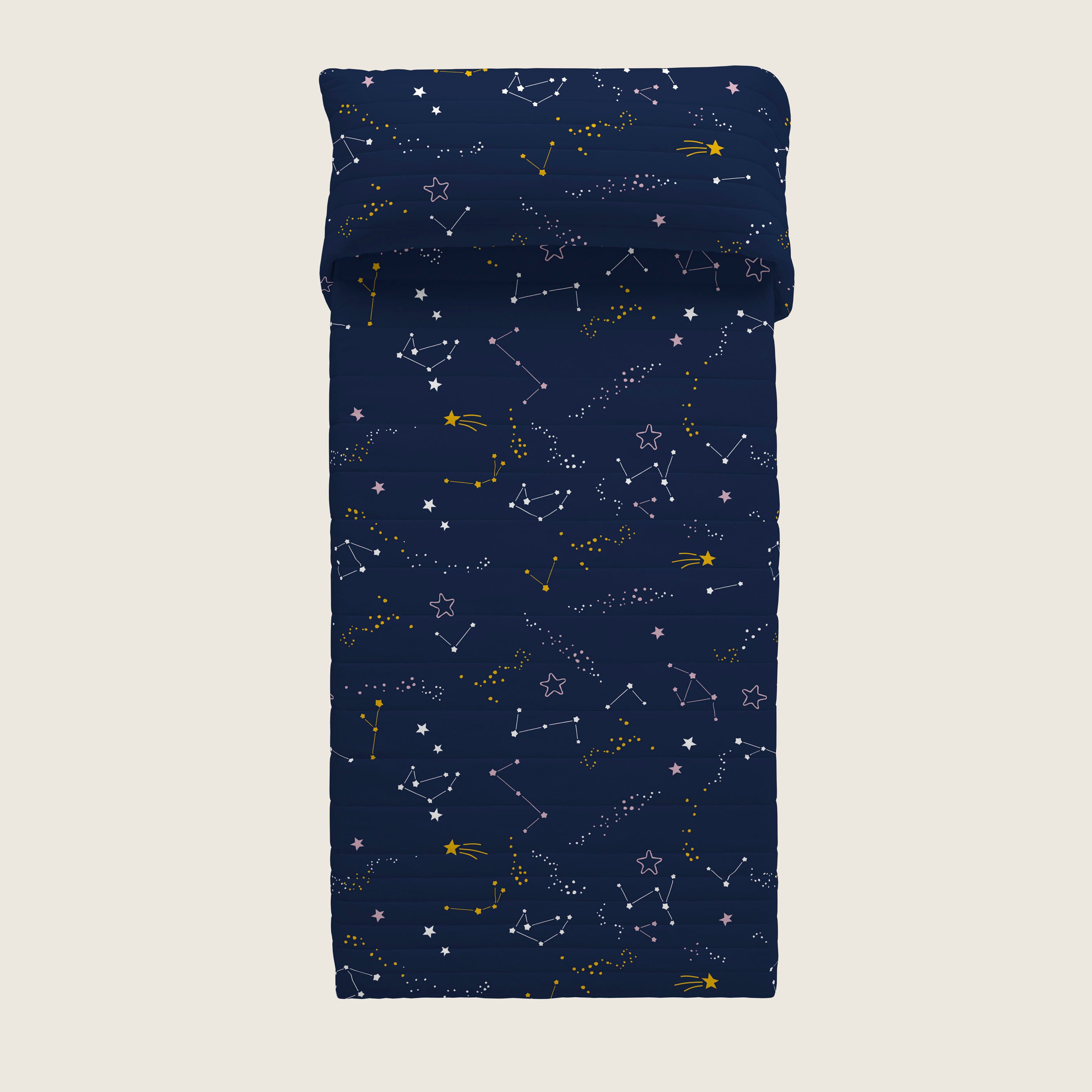 COLCHA BOUTI REVERSIBLE ESTAMPADA INFANTIL SVEN 100% ALGODÓN