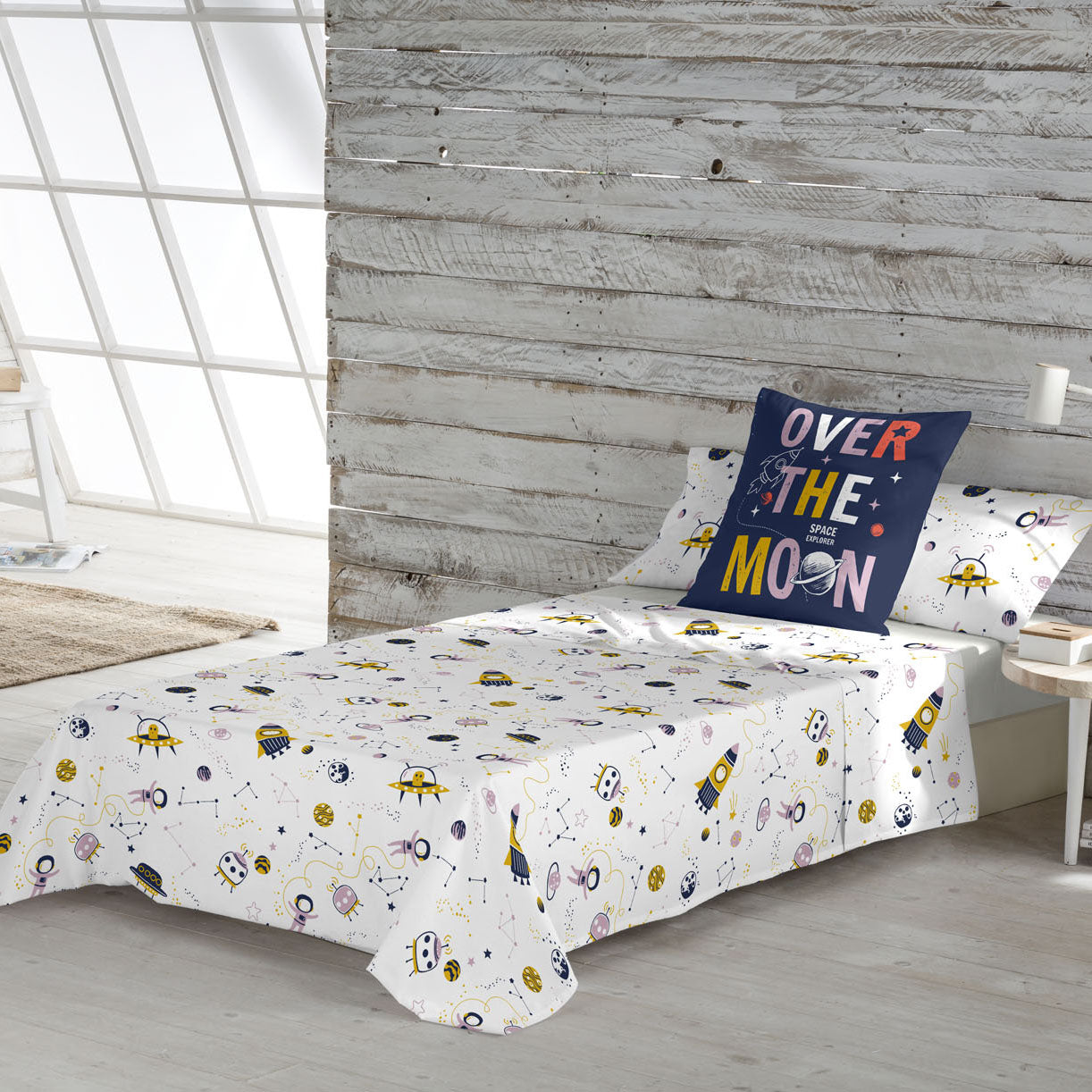 JUEGO SÁBANAS ESTAMPADAS INFANTIL SVEN B 100% ALGODÓN