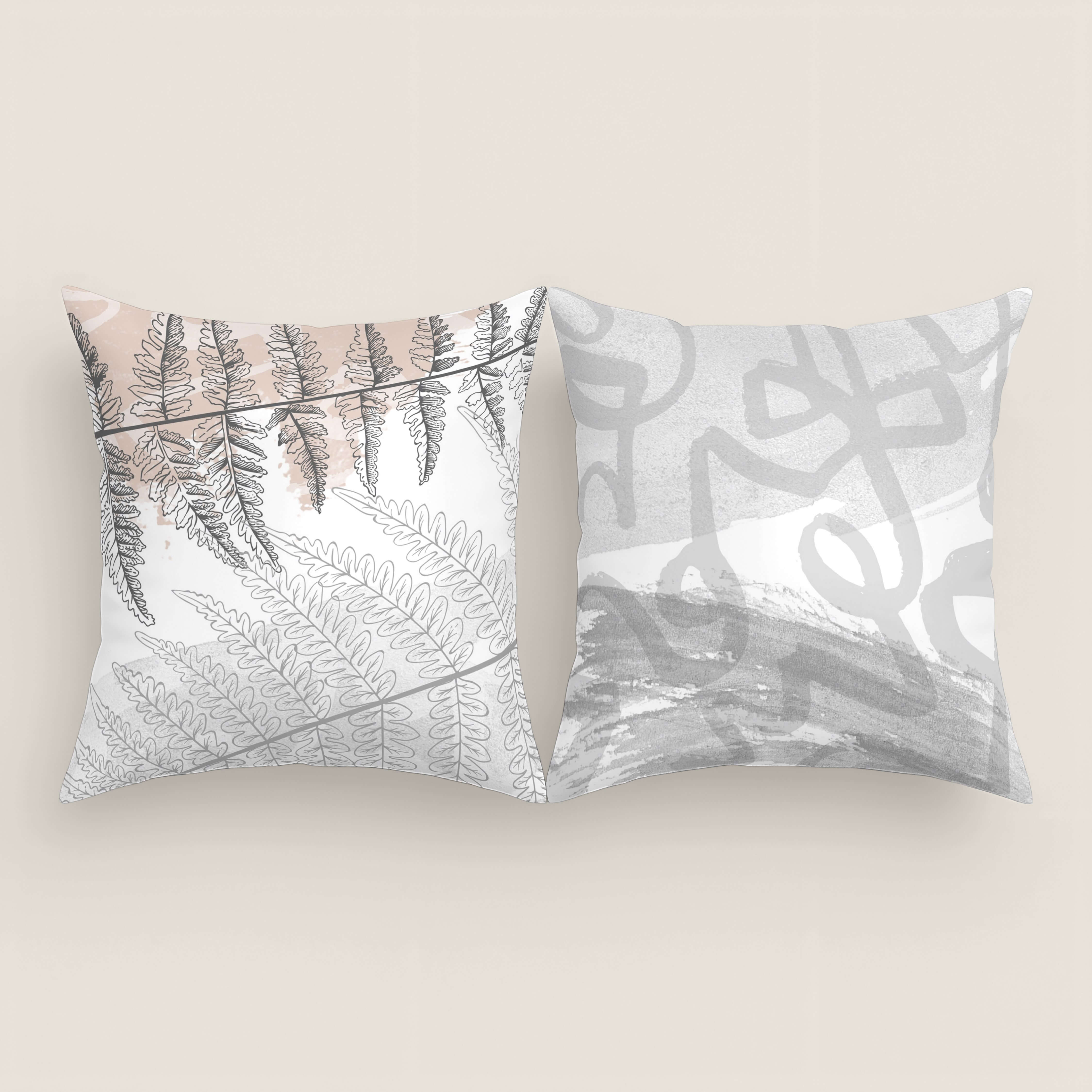 FUNDA DE COJÍN ESTAMPADO BANGOH 100% ALGODÓN