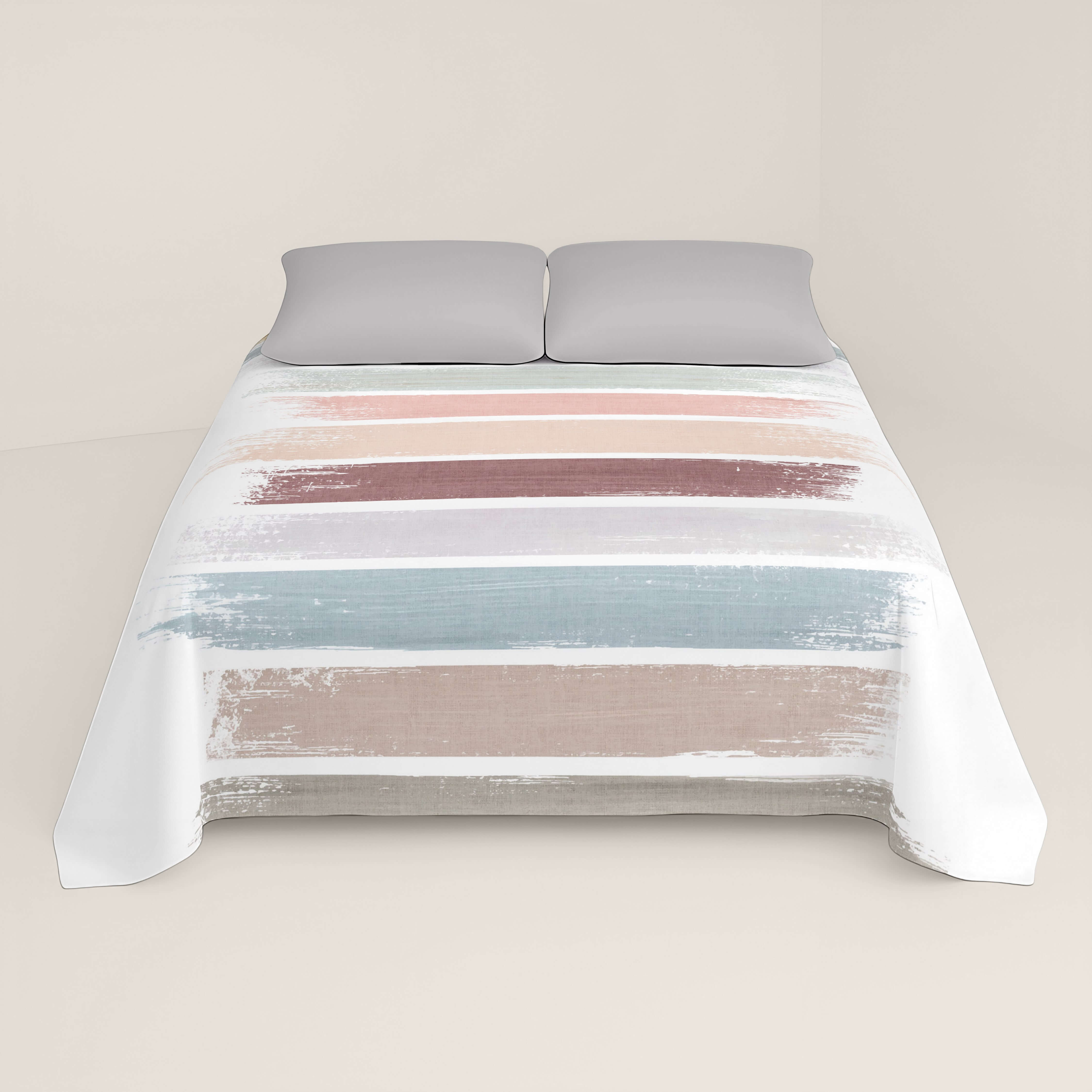 JUEGO SÁBANAS ESTAMPADAS IKUN 100% ALGODÓN