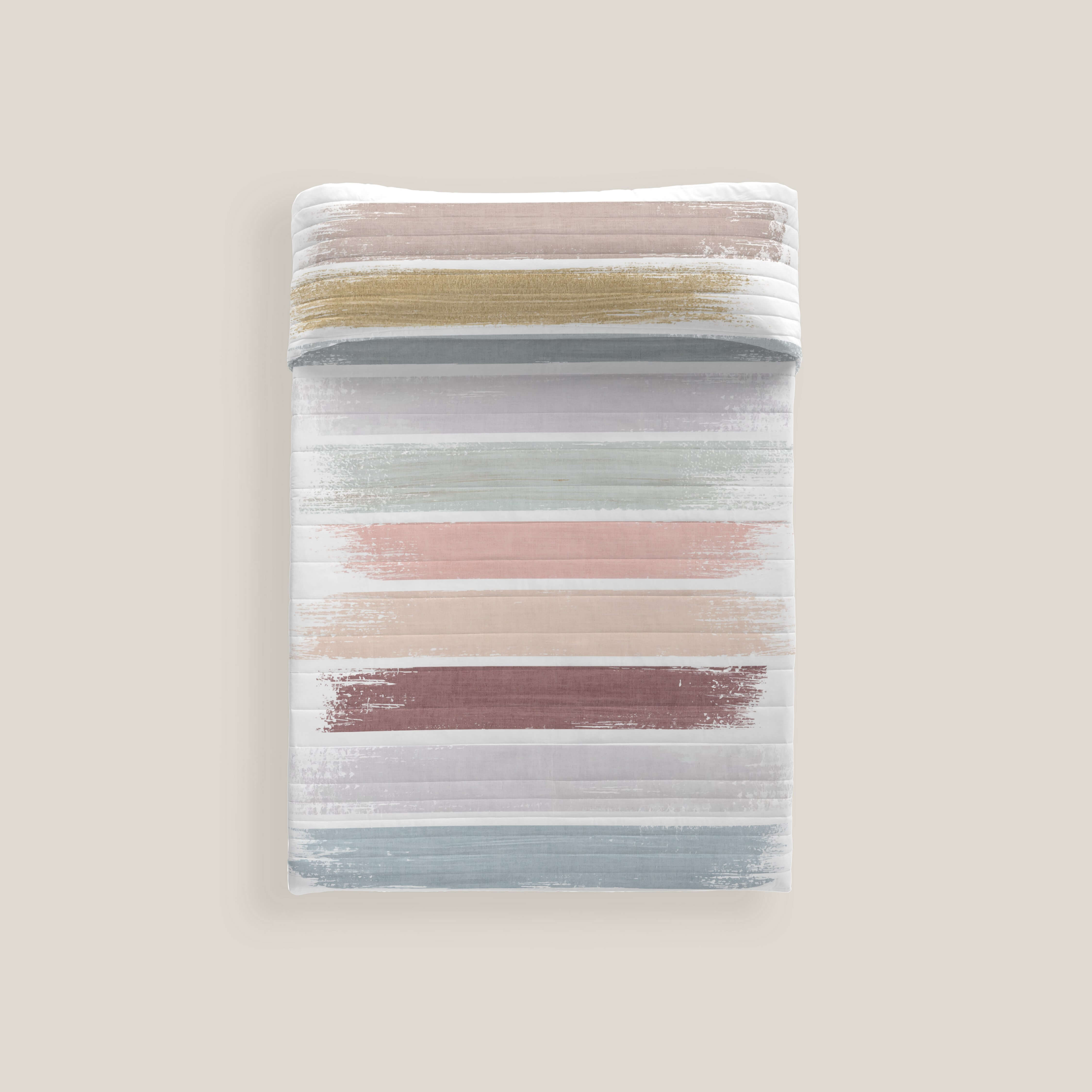 COLCHA BOUTI ESTAMPADA IKUN 100% ALGODÓN