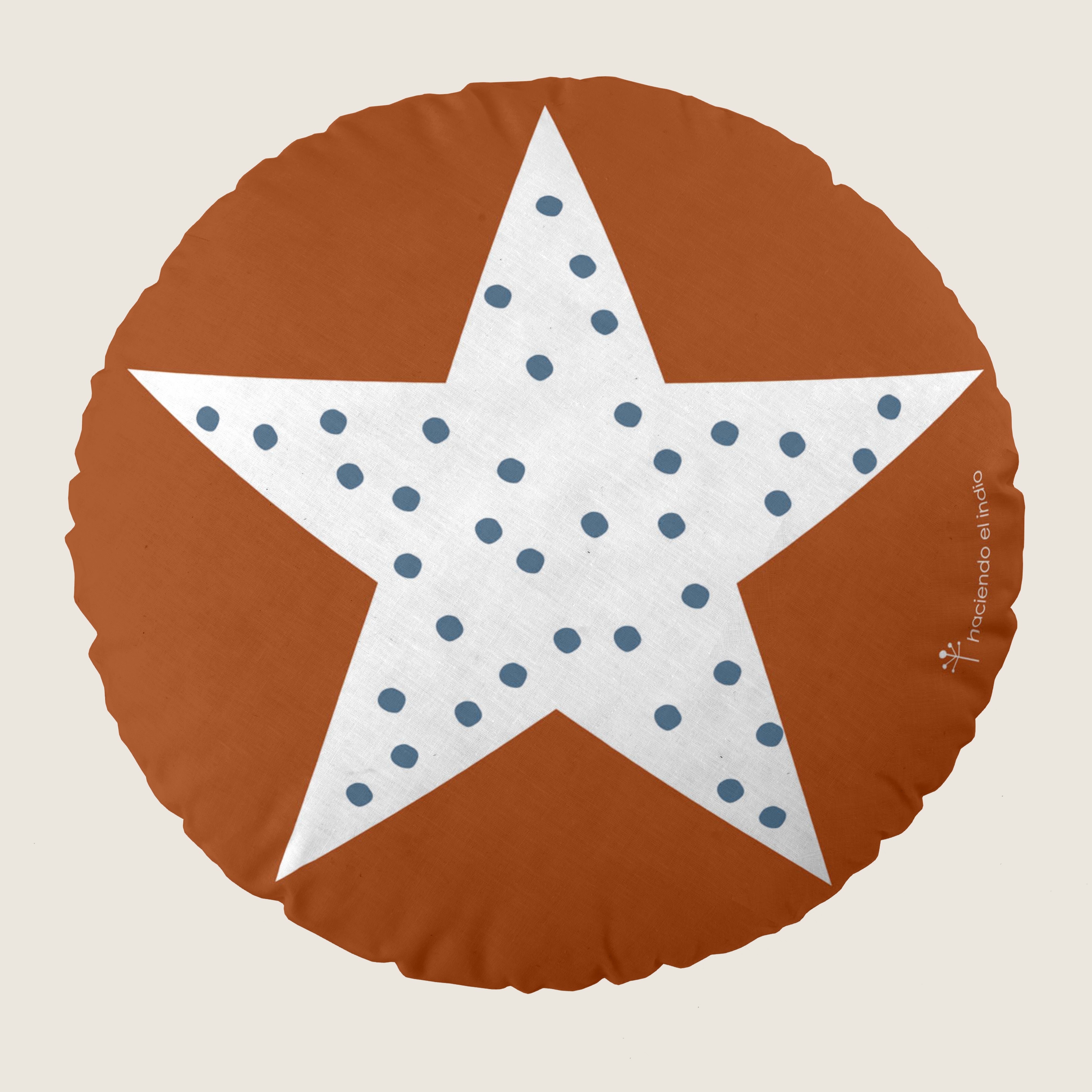 COJÍN REDONDO INFANTIL ESTAMPADO PLANETA