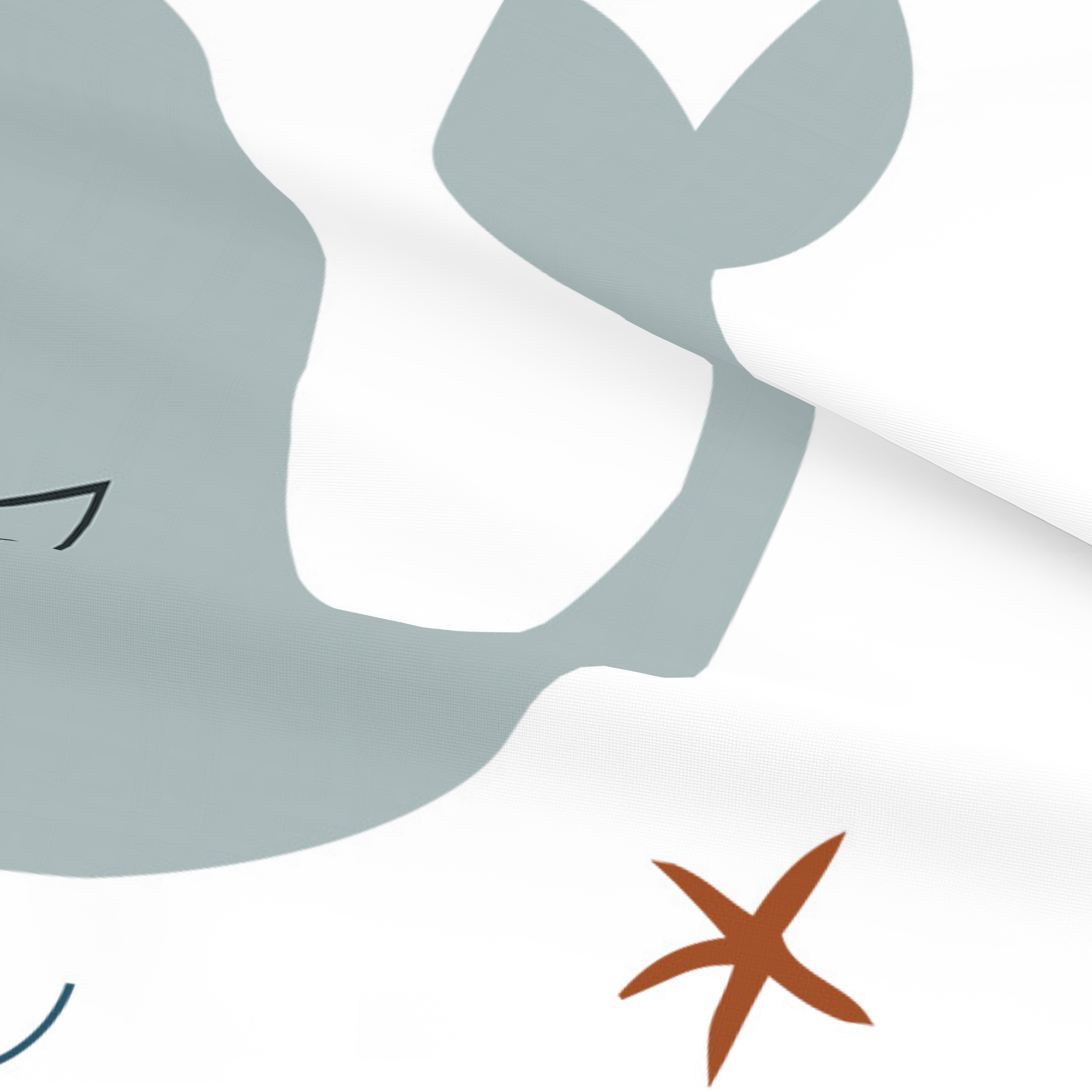 FUNDA NÓRDICA REVERSIBLE CUNA BEBÉ SURF 100% ALGODÓN