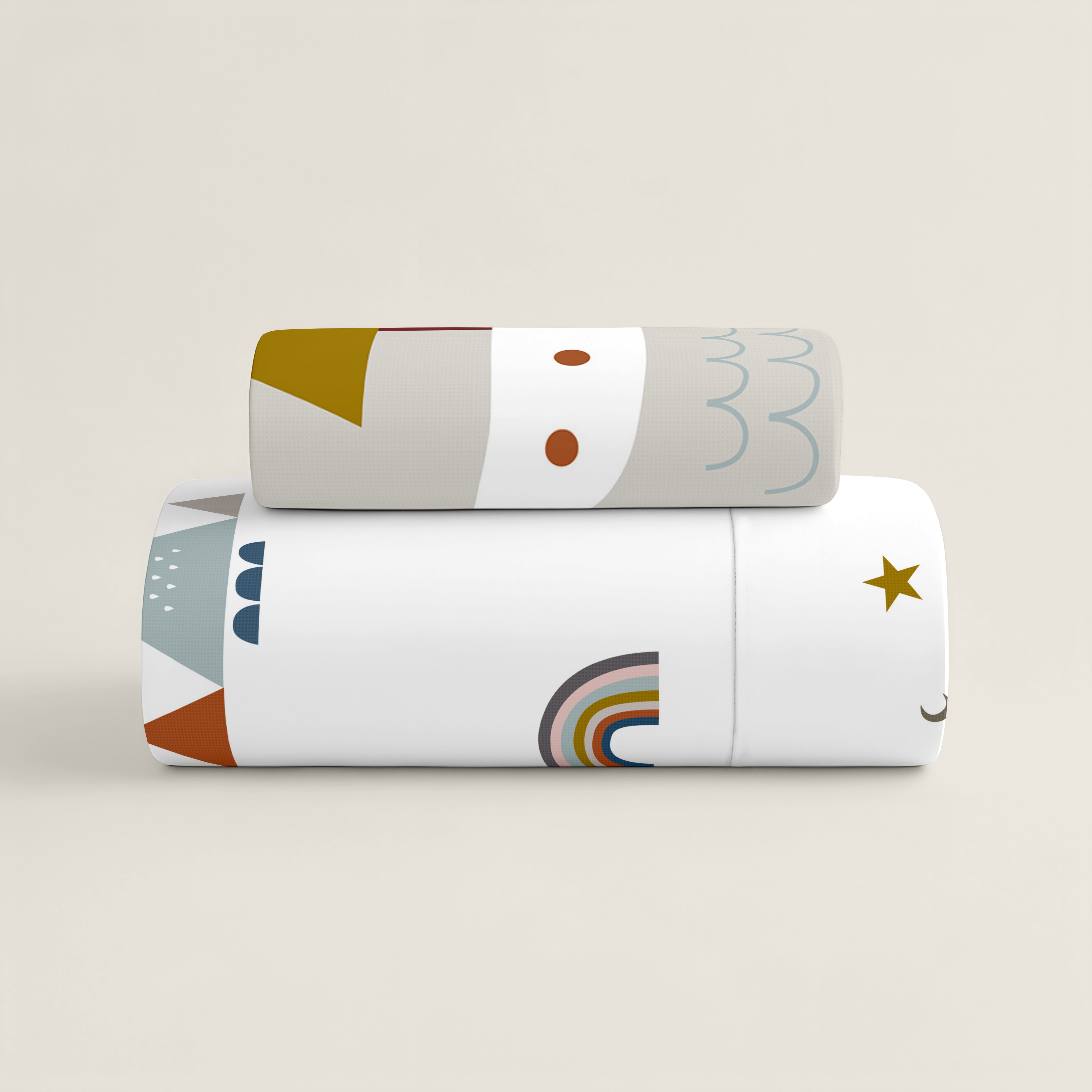 FUNDA NÓRDICA REVERSIBLE CUNA BEBÉ SUSANITA AZUL 100% ALGODÓN