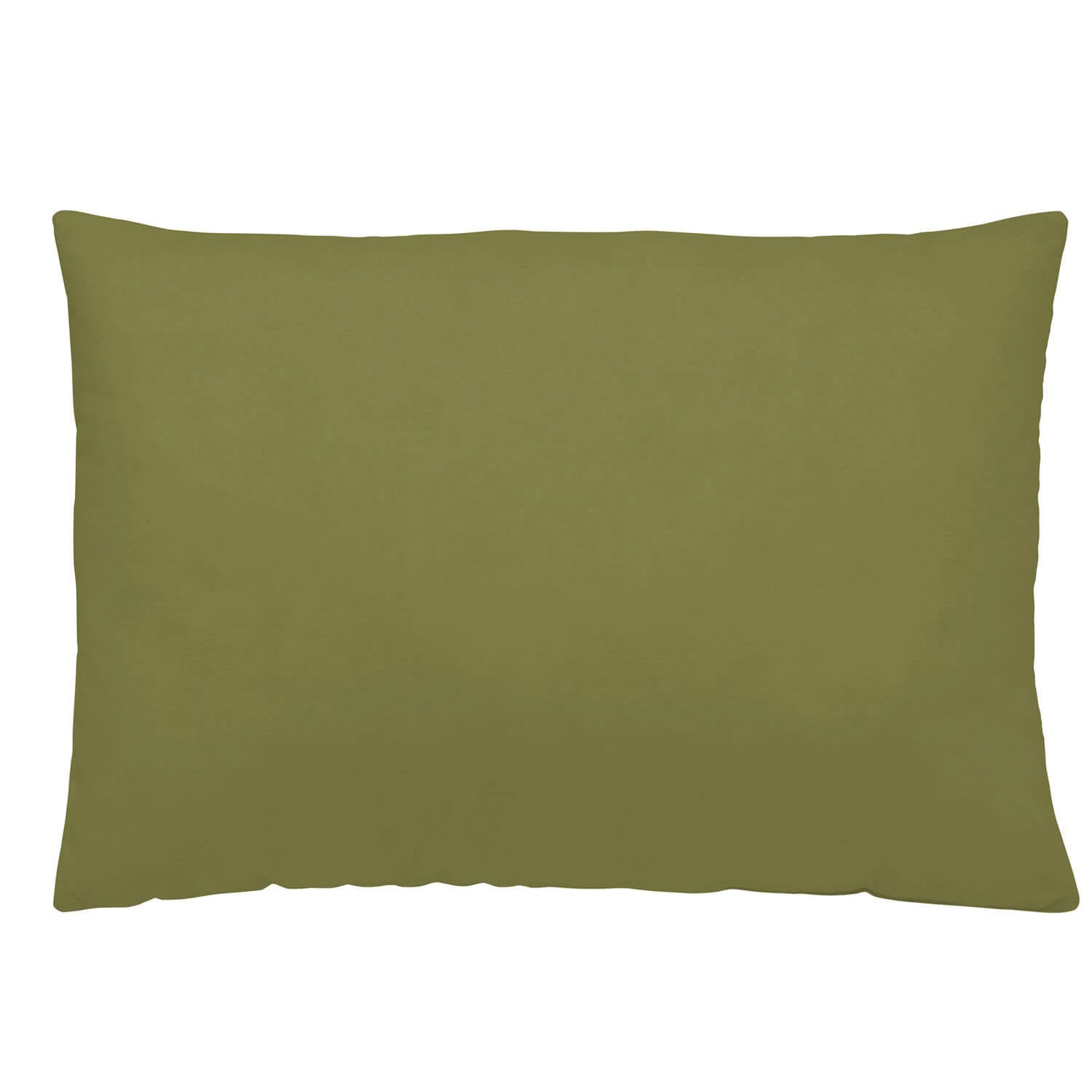 FUNDA DE ALMOHADA 100% ALGODÓN VERDE OLIVA P.17-0525