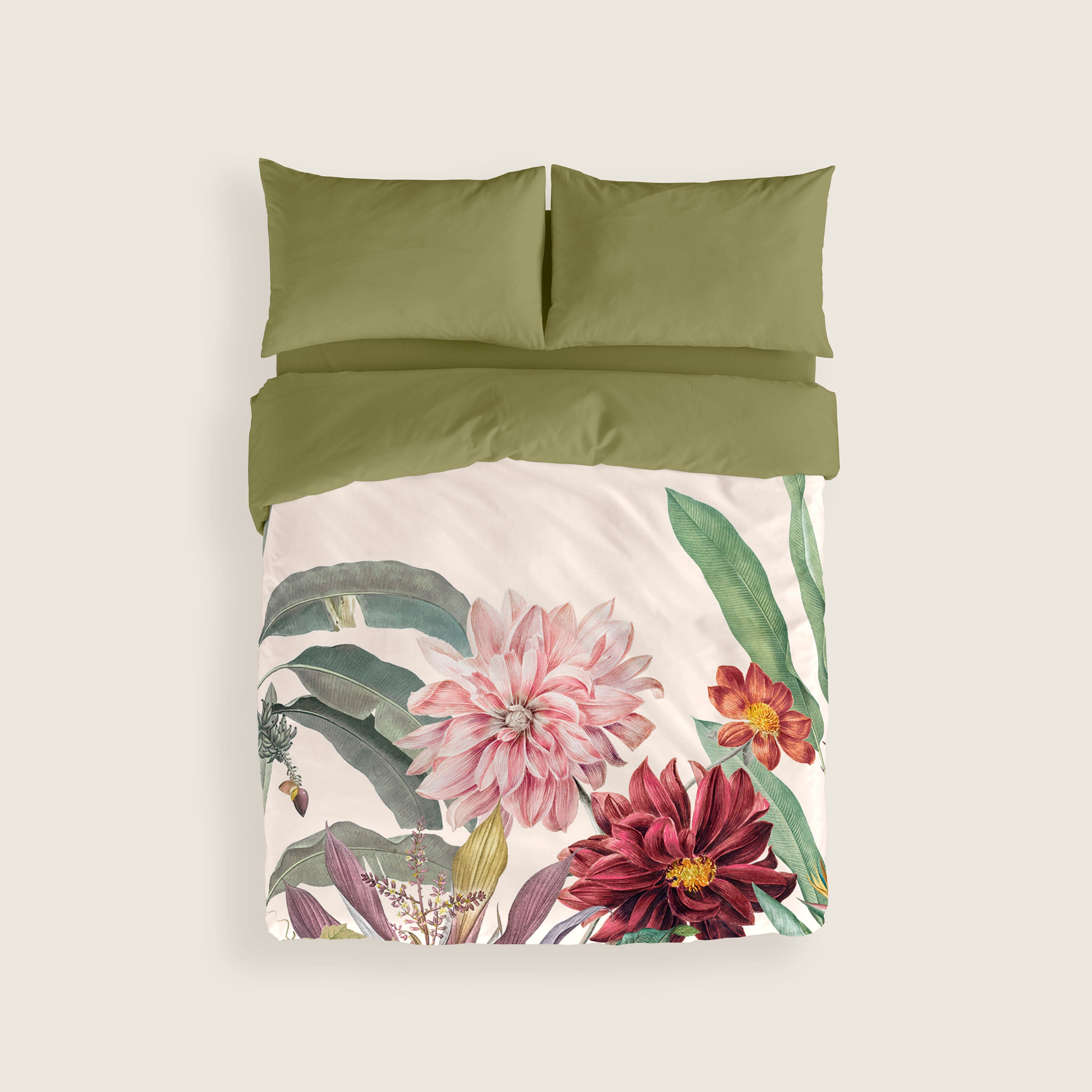 FUNDA NÓRDICA ESTAMPADA MIRELLE 100% ALGODÓN