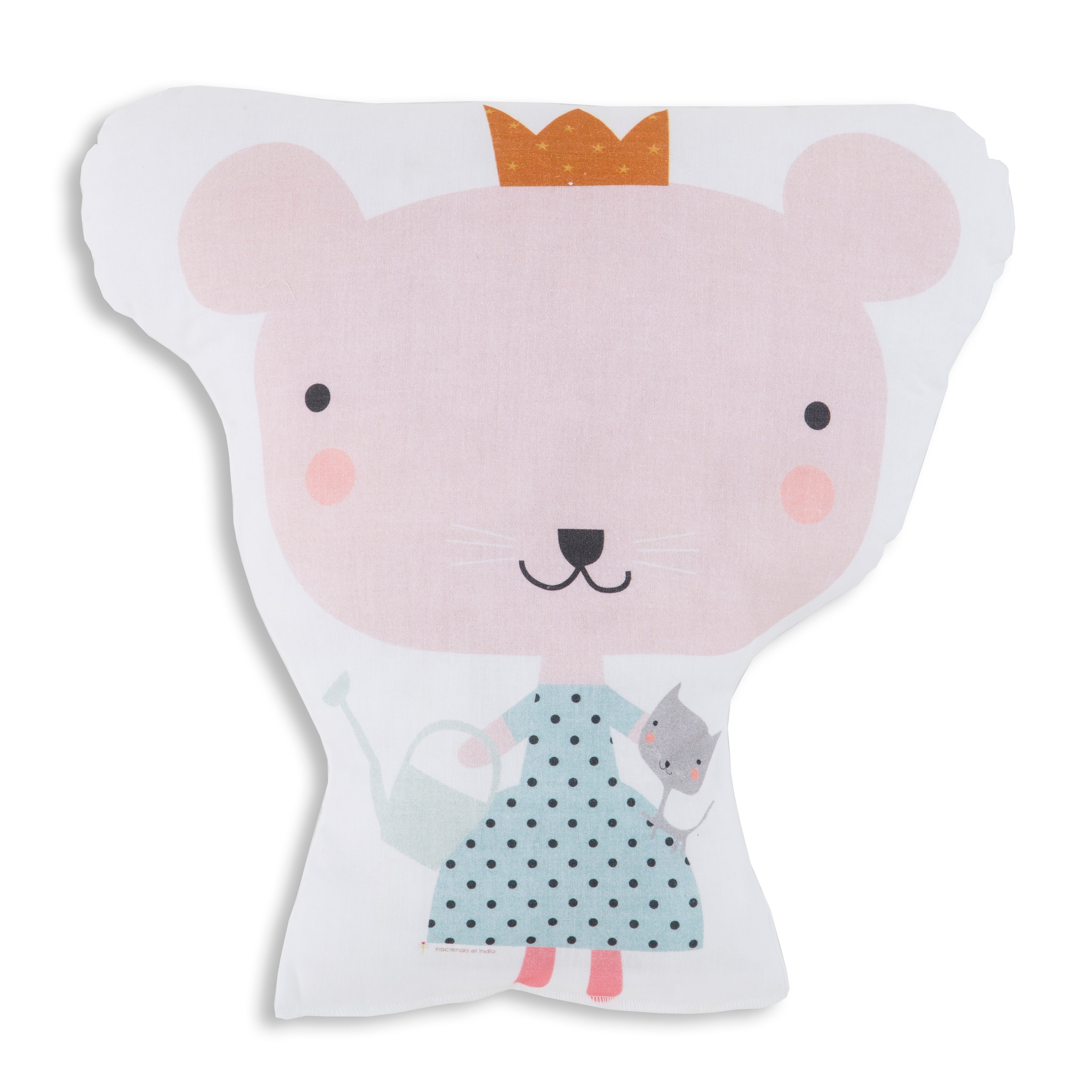 COJÍN DE FORMAS INFANTIL ESTAMPADO PRINCESA
