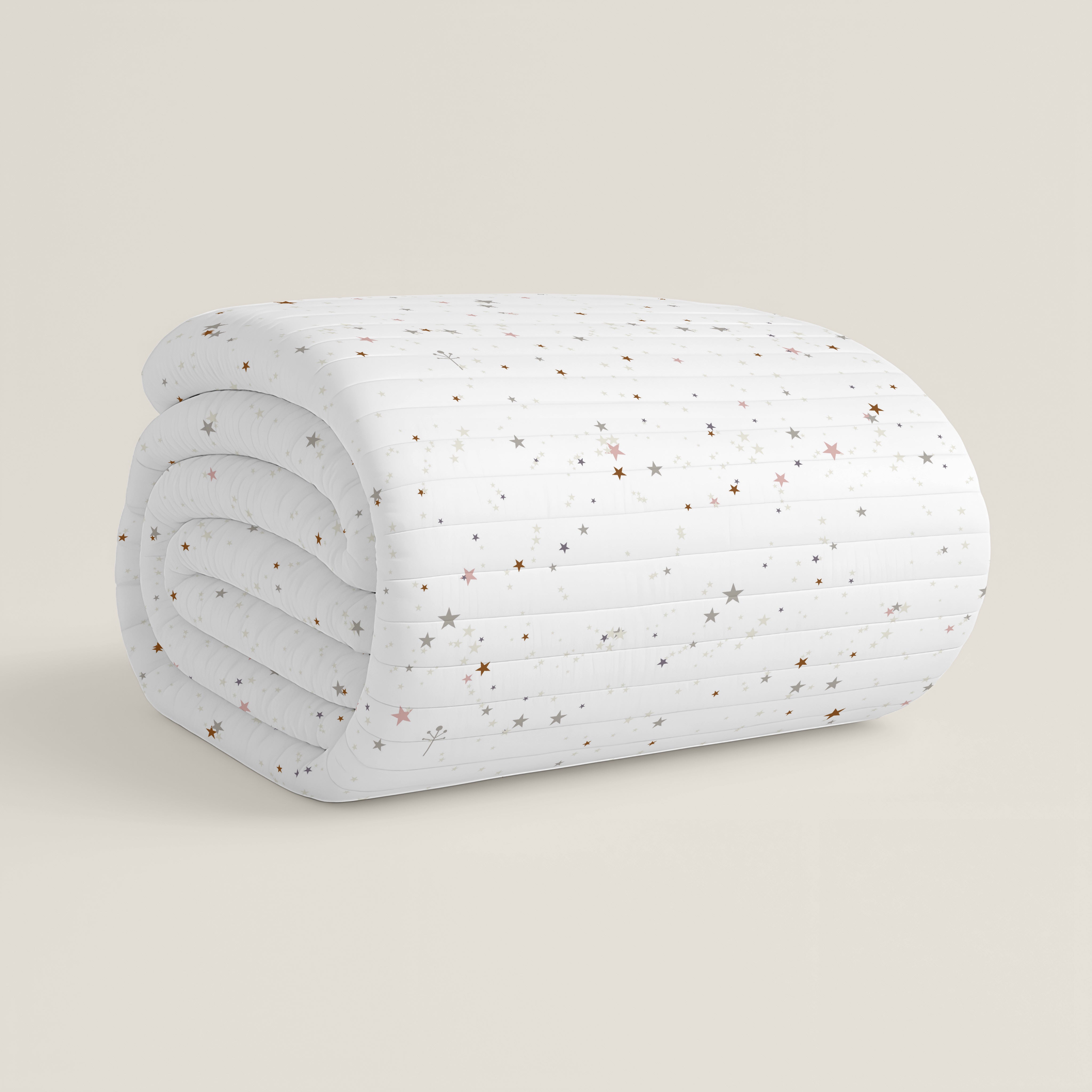 COLCHA BOUTI REVERSIBLE ESTAMPADA INFANTIL BAILARINA 100% ALGODÓN