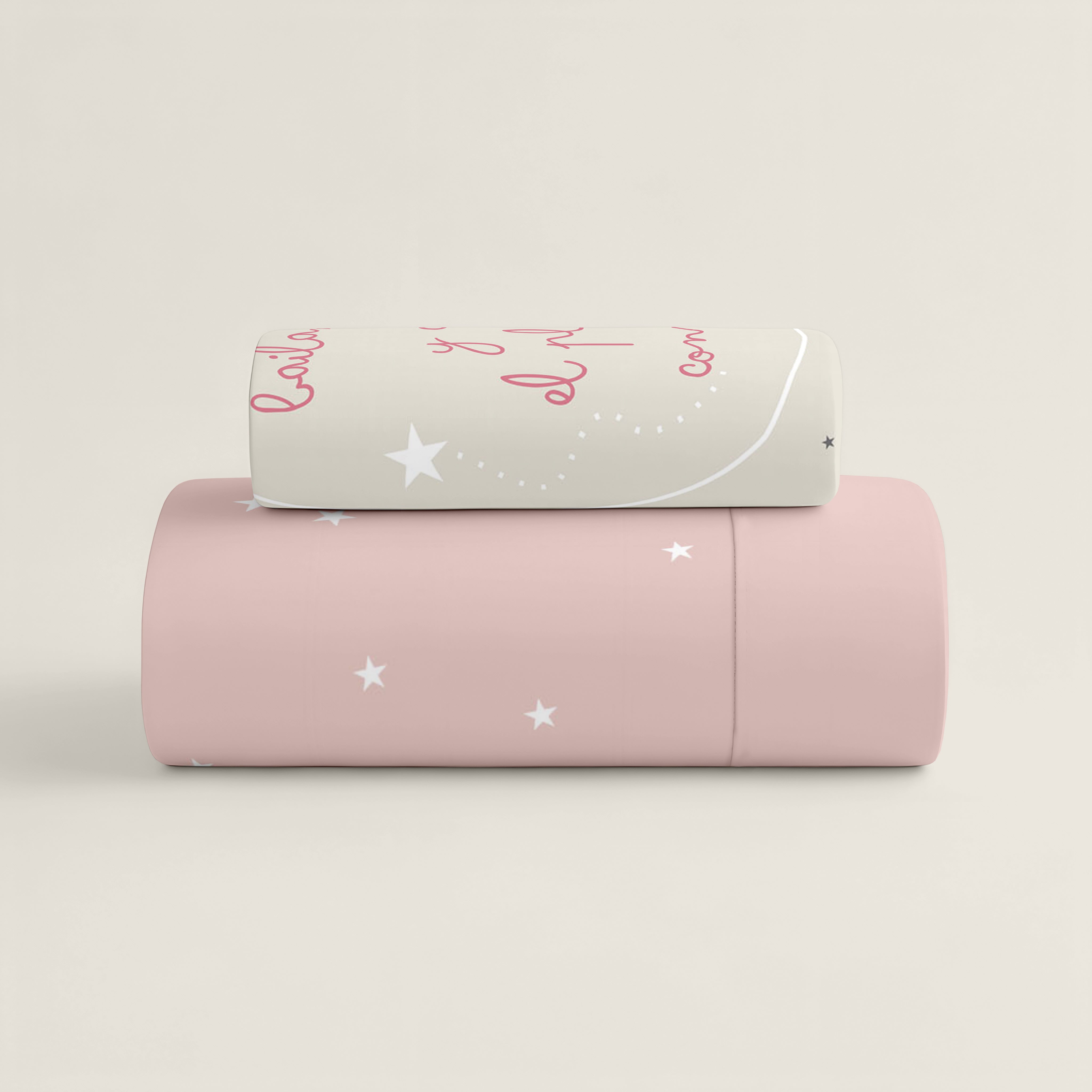 COPRIPIUMINO REVERSIBILE CULLA NEONATA BALLERINA 100% COTONE