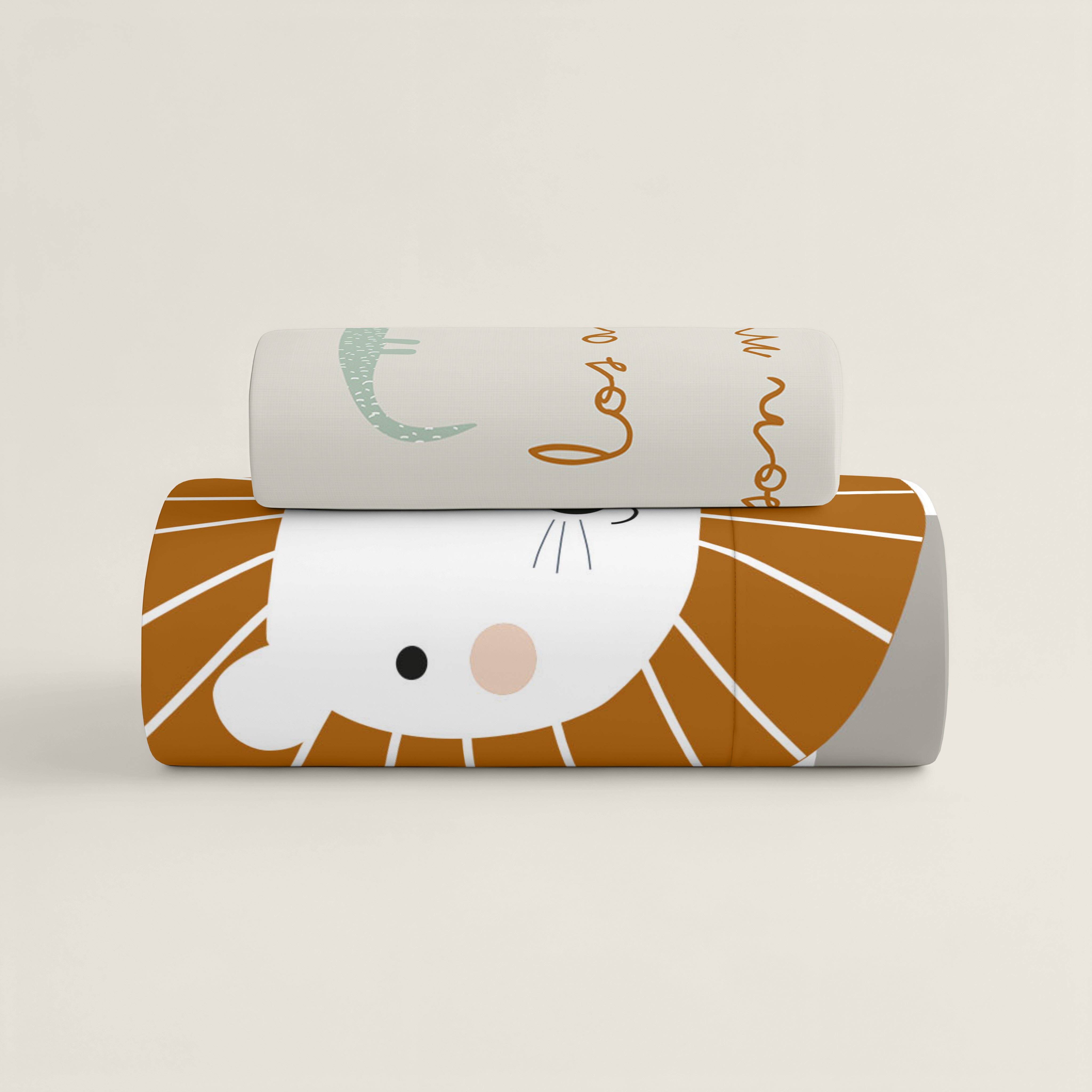 FUNDA NÓRDICA REVERSIBLE CUNA BEBÉ JUNGLA NIÑO 100% ALGODÓN