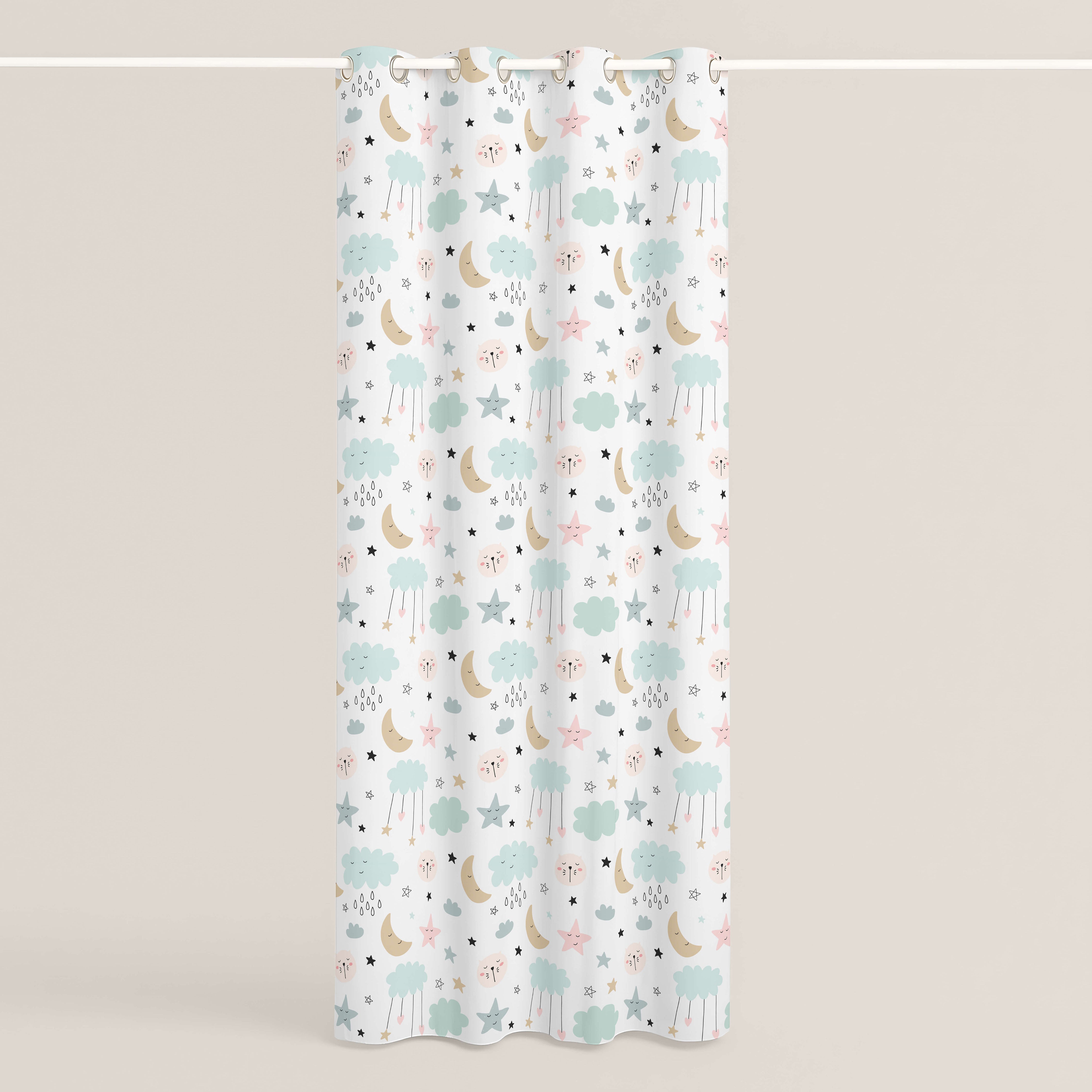 CORTINA INFANTIL BOHO 100% ALGODÓN