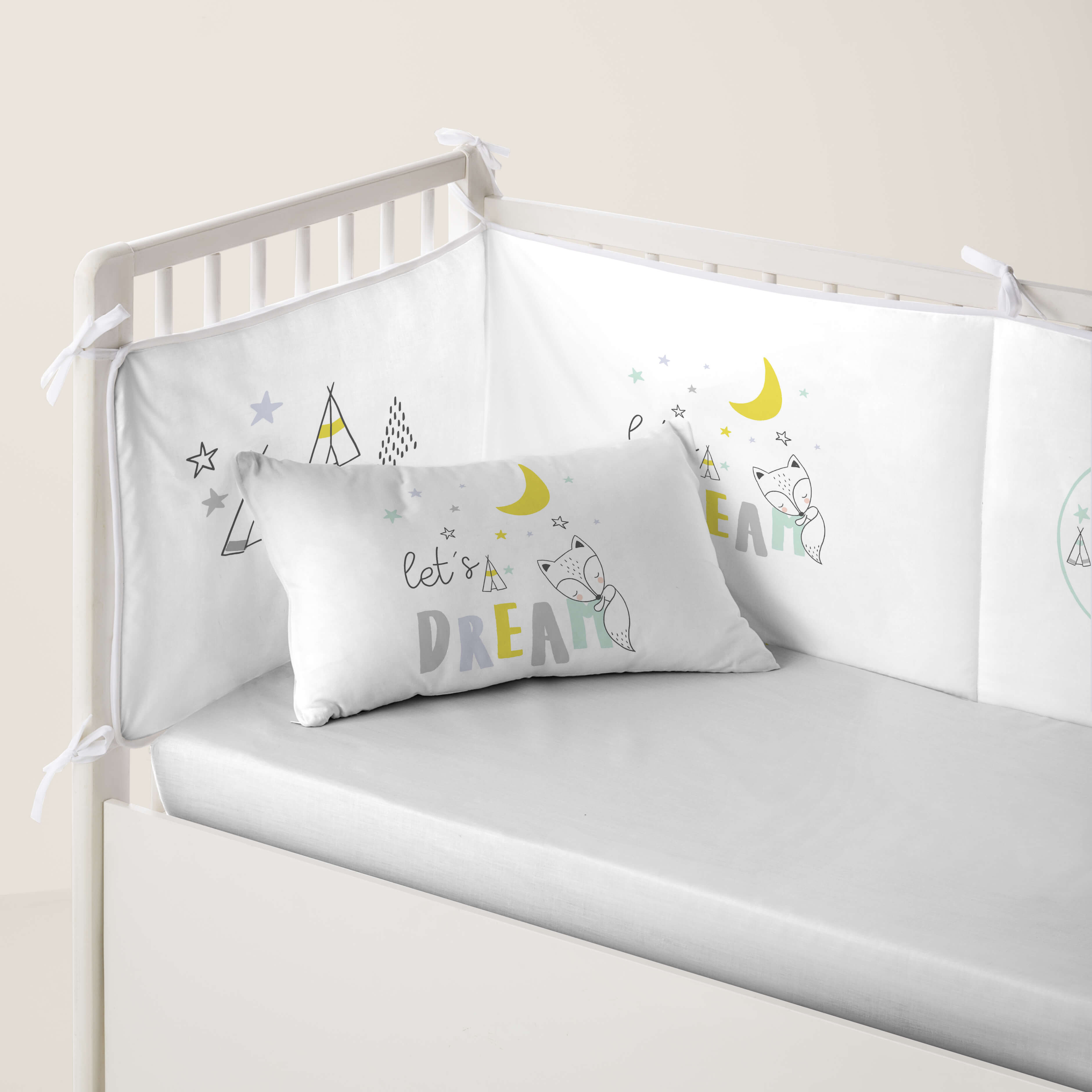 PROTECTOR CHICHONERA DE CUNA BEBÉ LETS DREAM